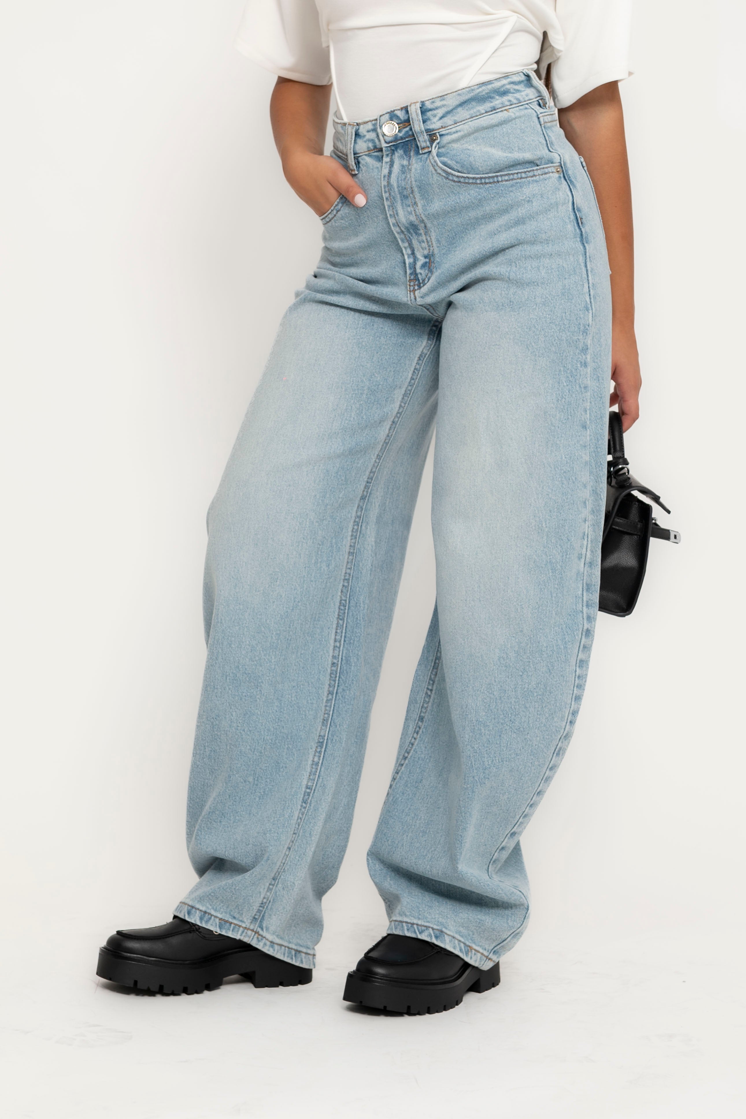 Jeans ballon chiaro