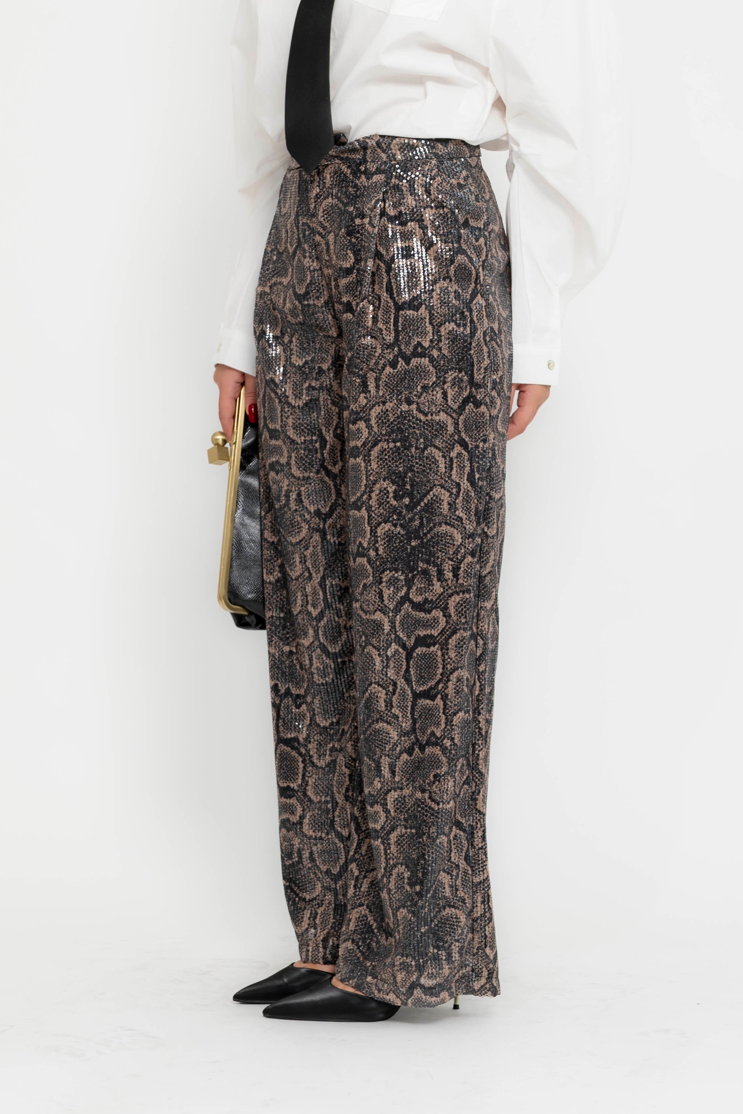 Pantalone pitonato Lumina