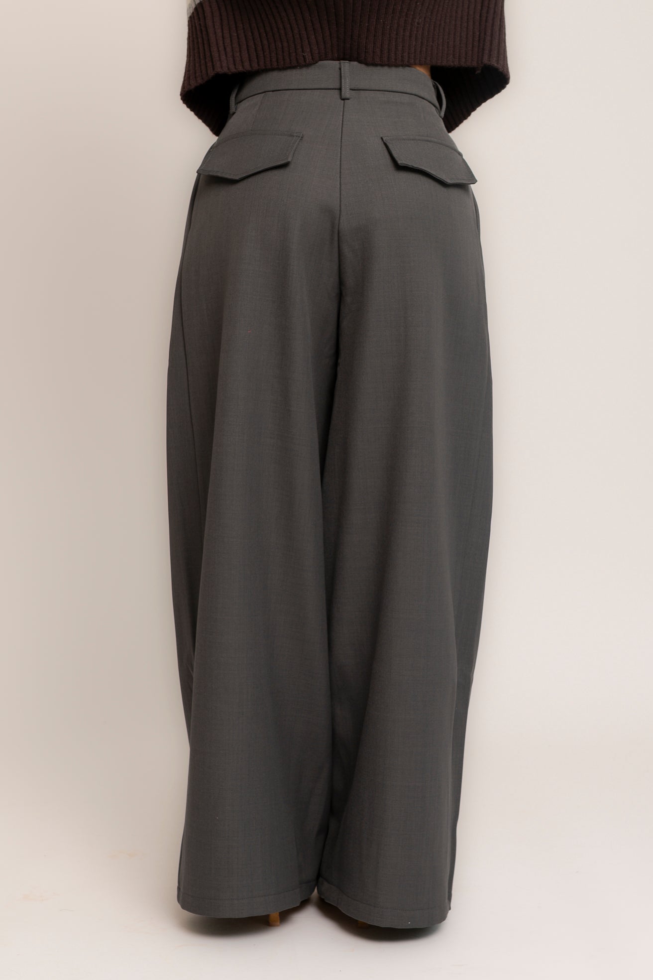 Pantalone classico felpato