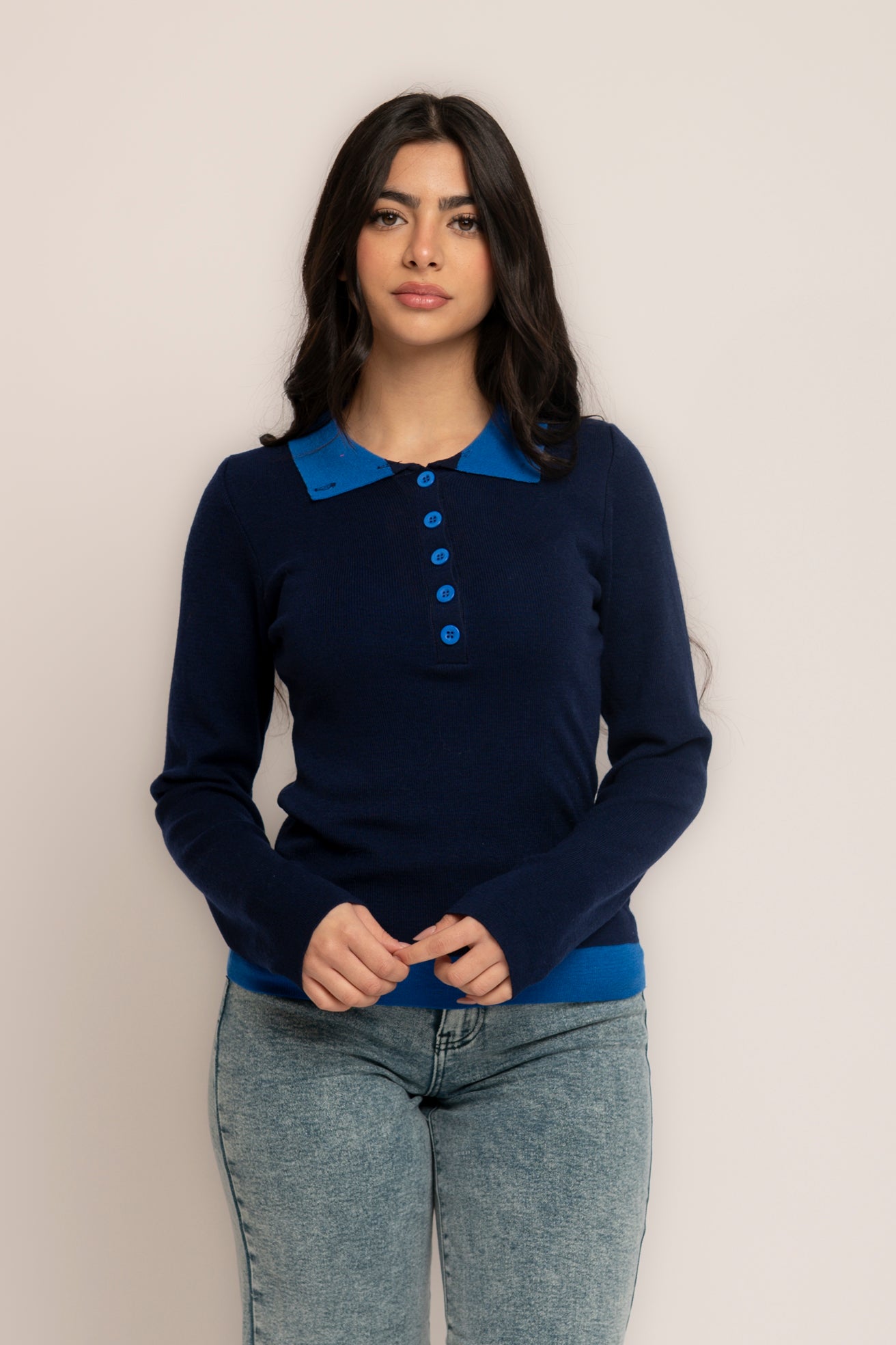 Polo bicolor