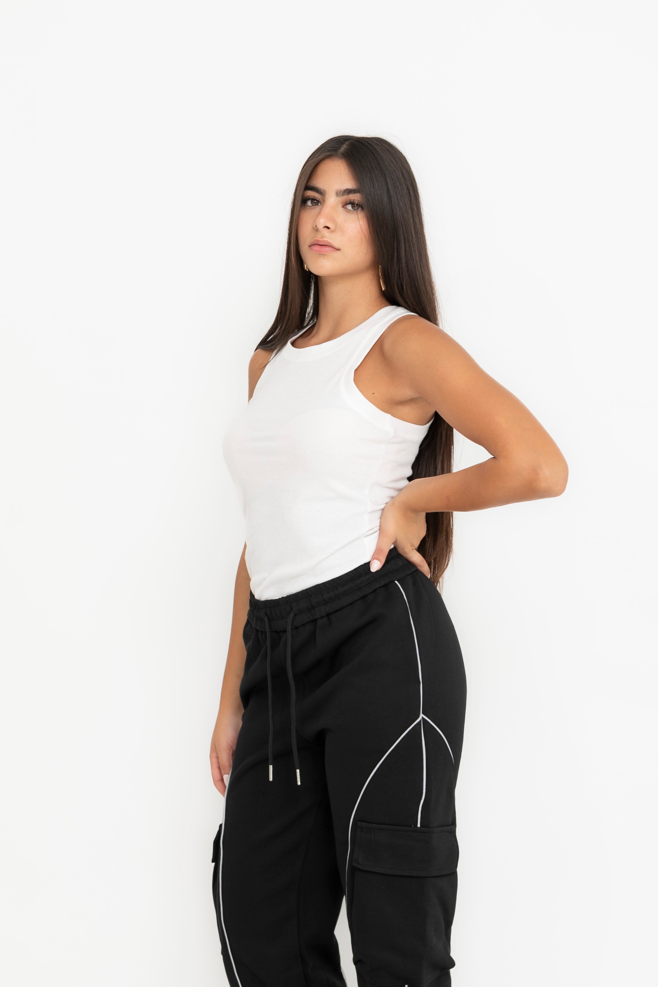 Canotta basic bianca