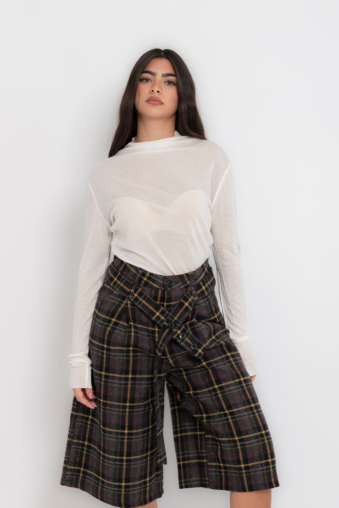 Maglia mezzo collo taglia laser