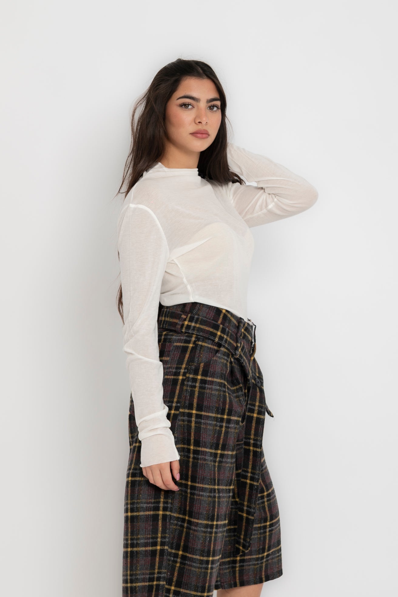 Maglia mezzo collo taglia laser