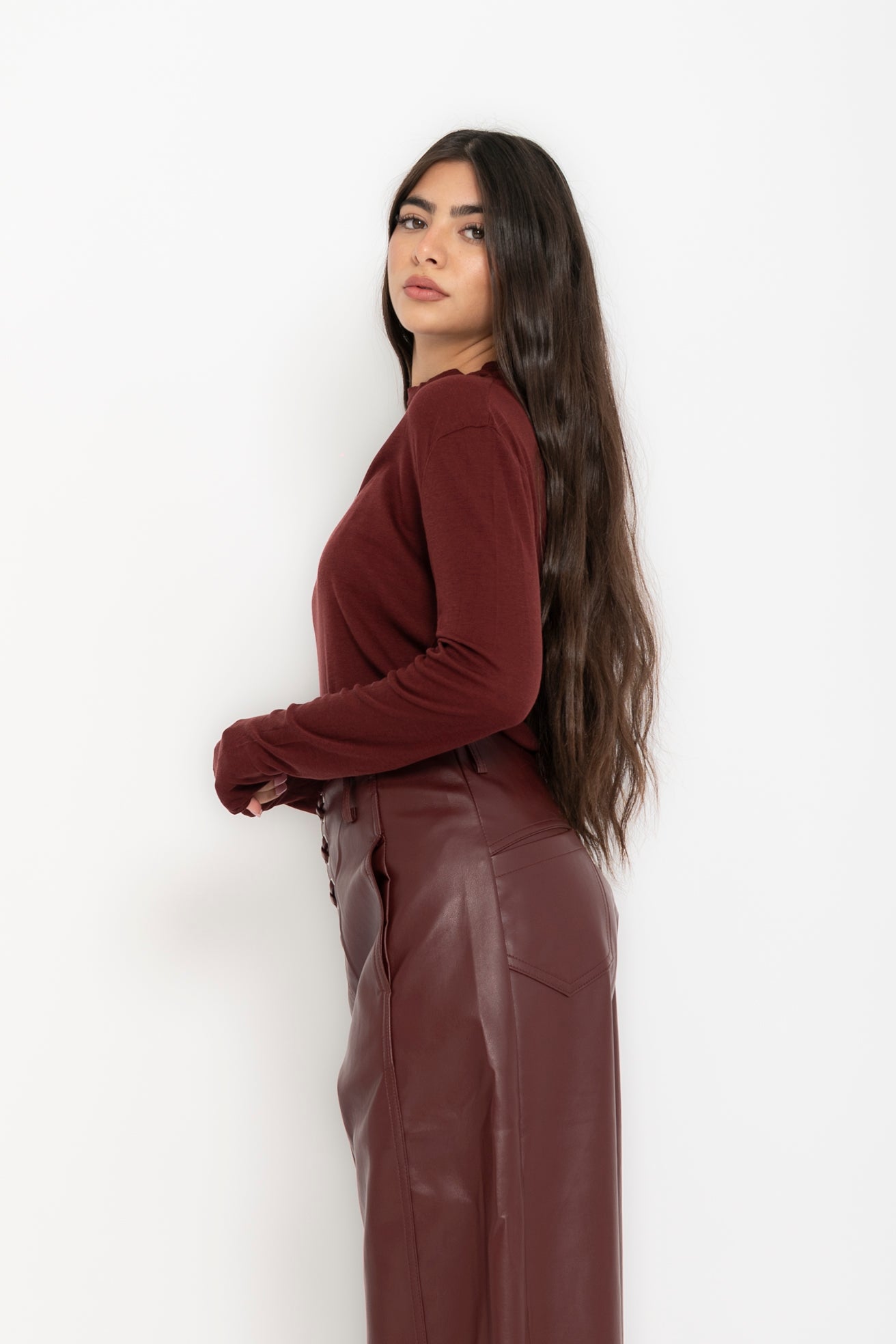 Maglia mezzo collo taglia laser