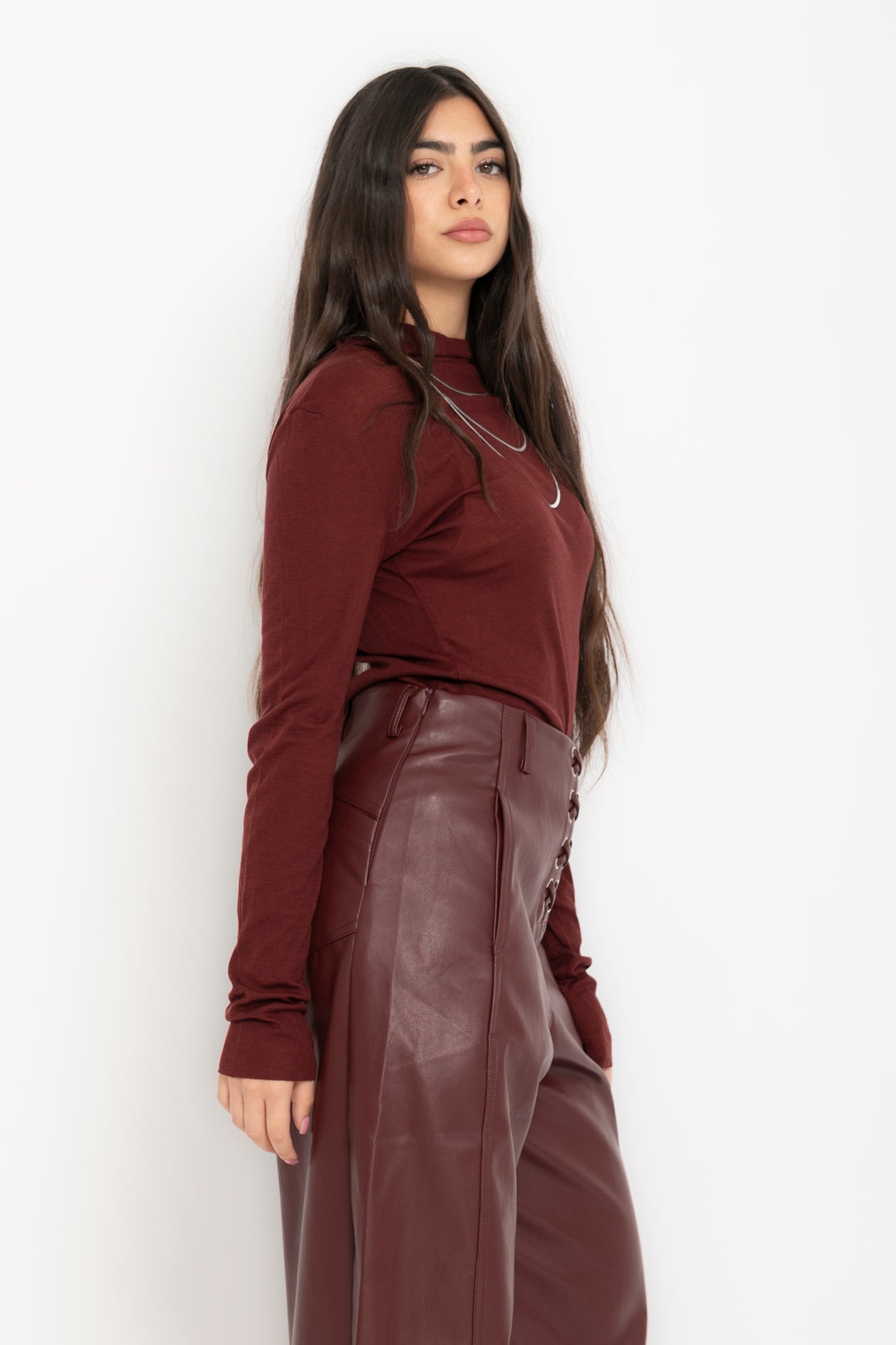 Maglia mezzo collo taglia laser