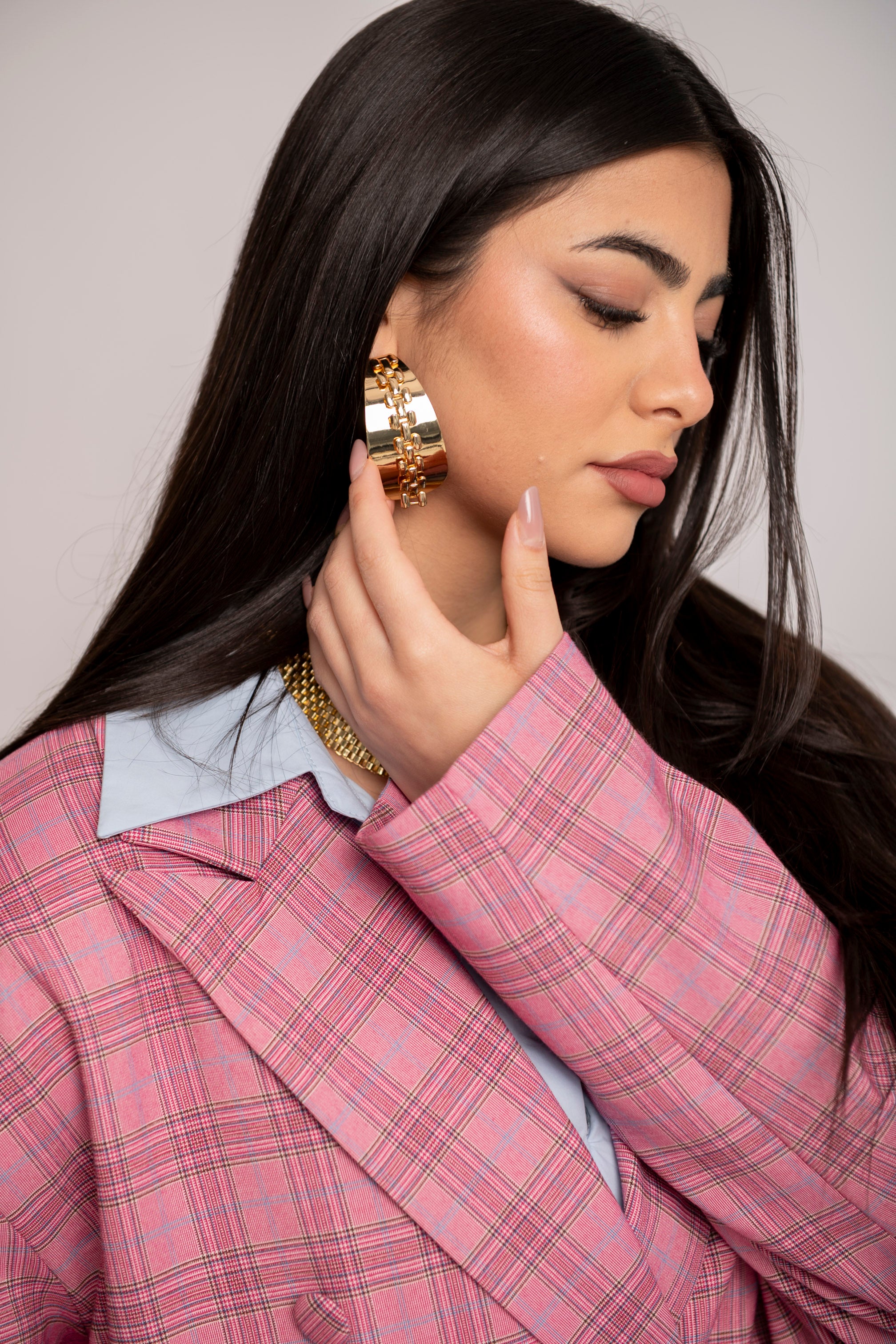 Orecchini con maglia