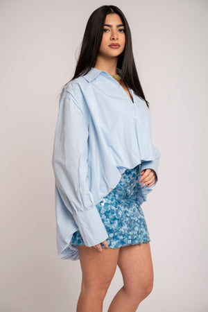 Camicia asimmetrica palloncino