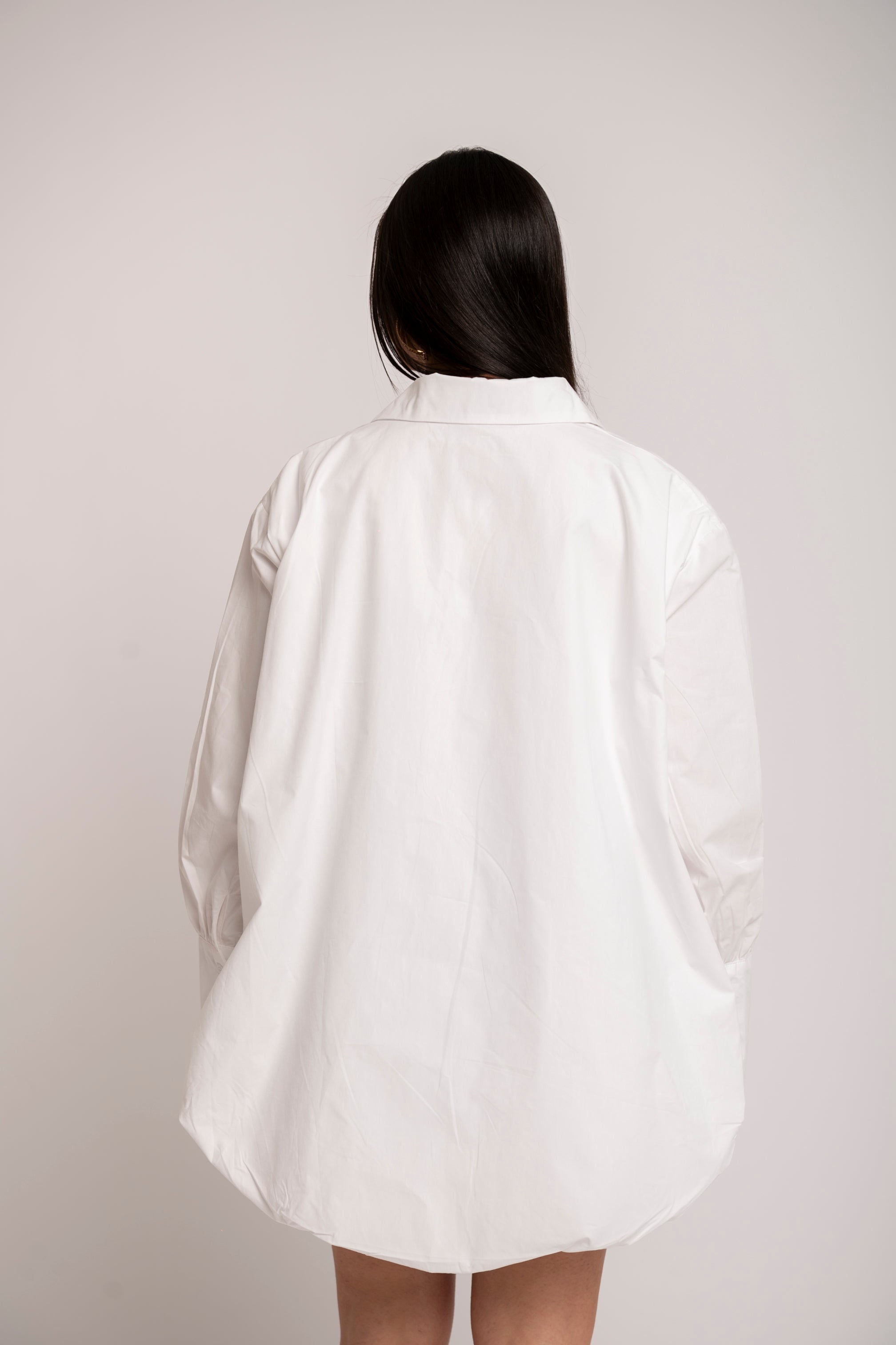 Camicia asimmetrica palloncino
