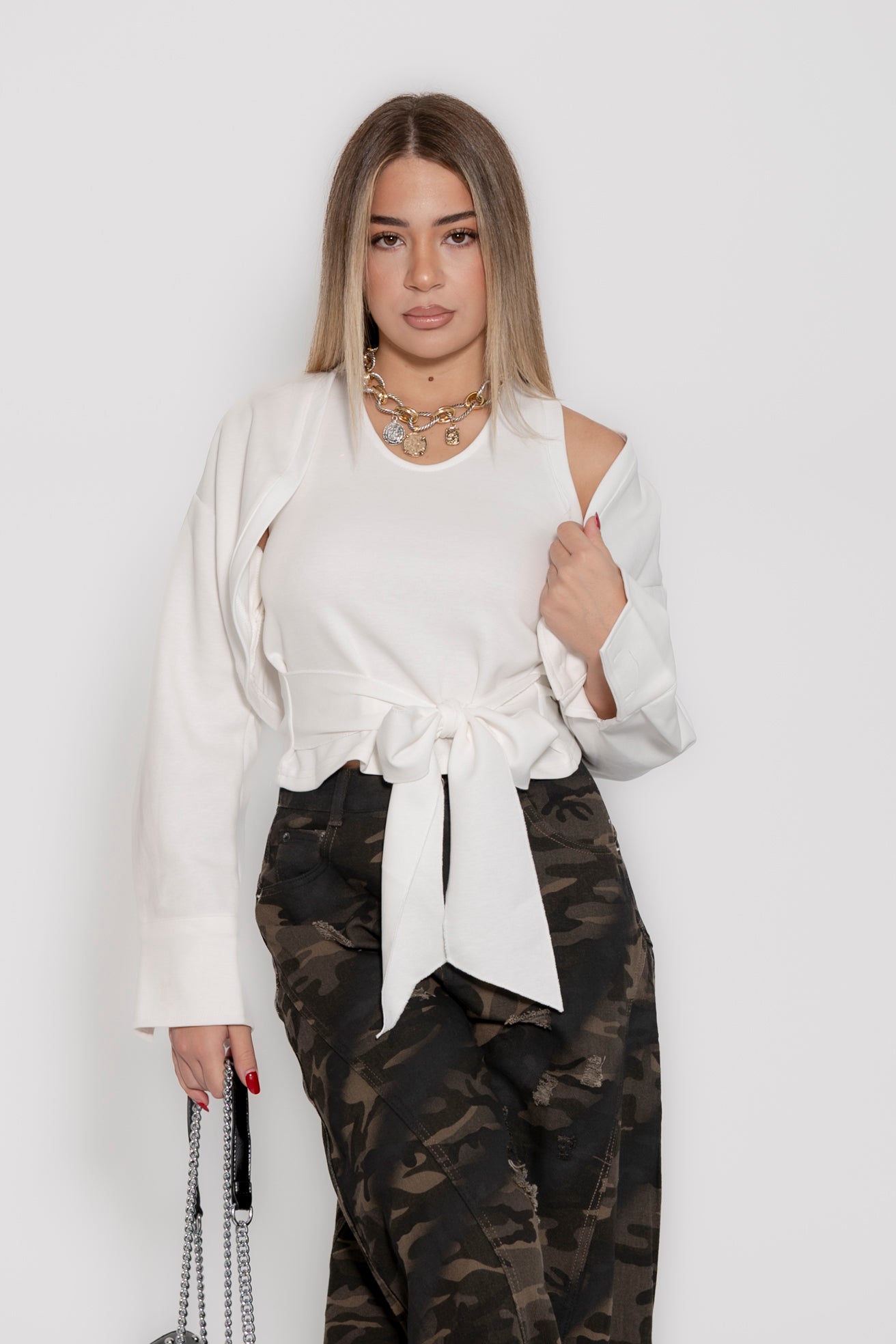 Canotta nodo con coprispalle