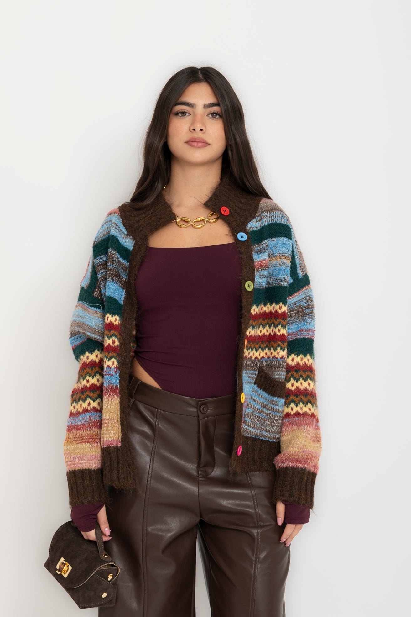 Cardigan multicolor