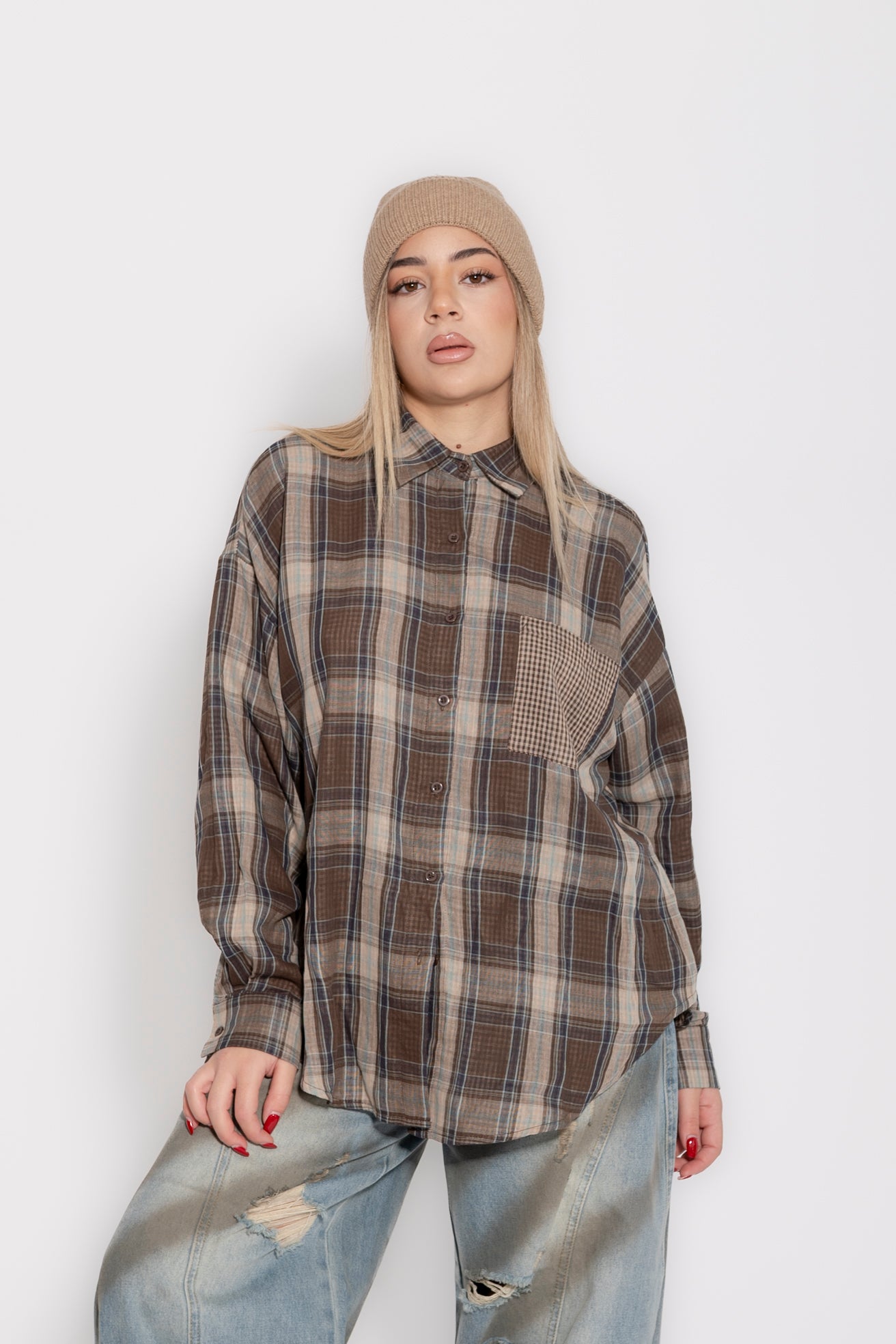 Camicia a quadri