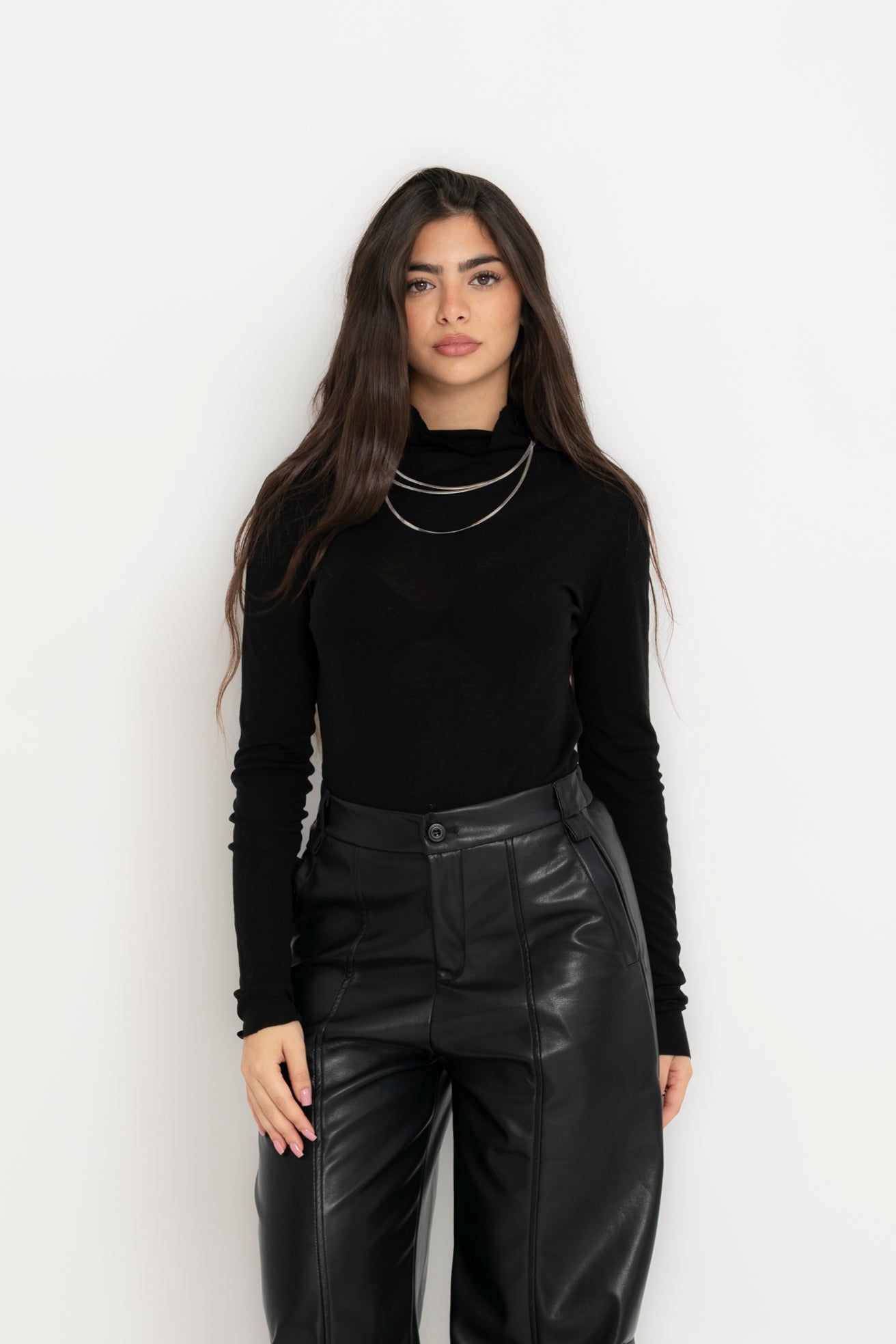 Maglia mezzo collo taglia laser