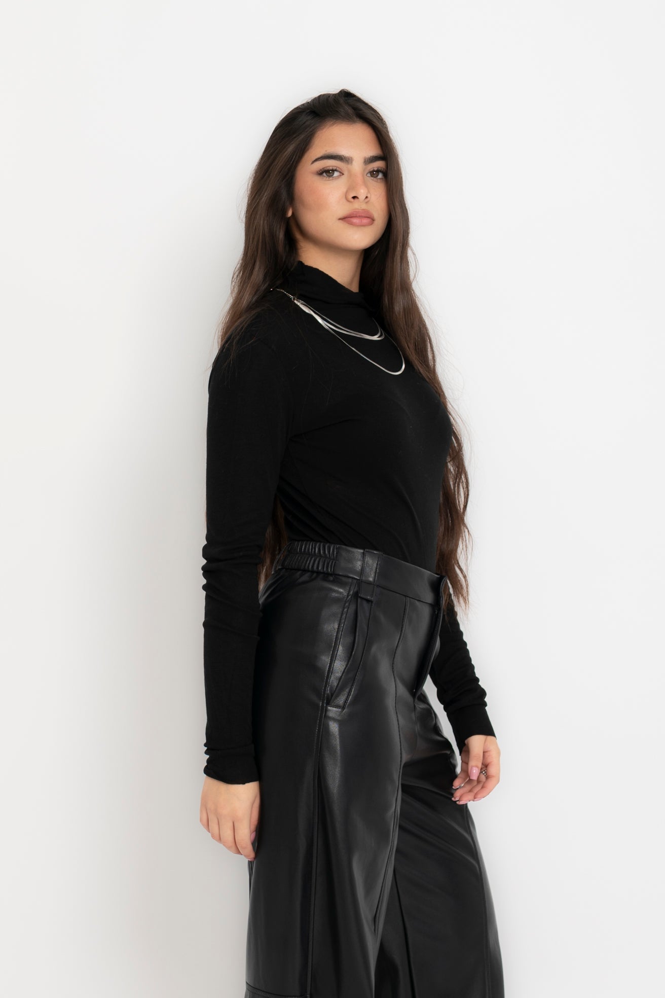 Maglia mezzo collo taglia laser