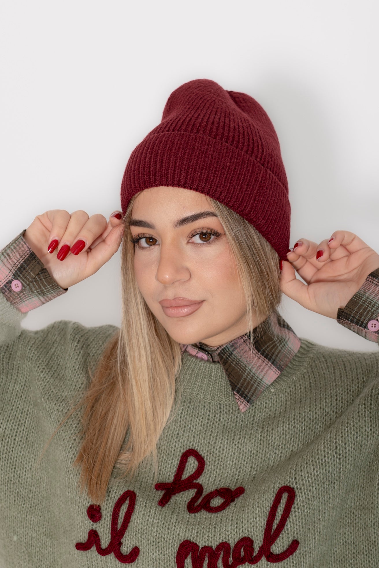 Cappello in maglia