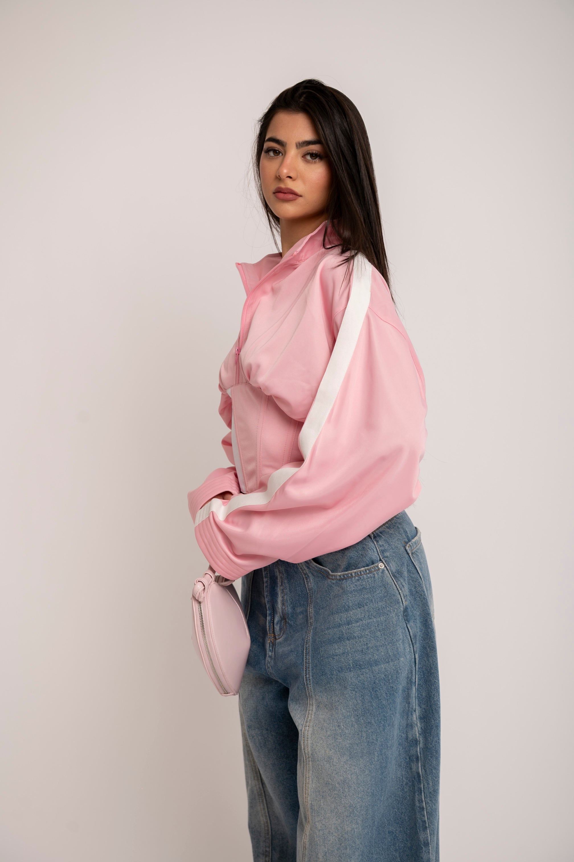 Felpa corpetto pink