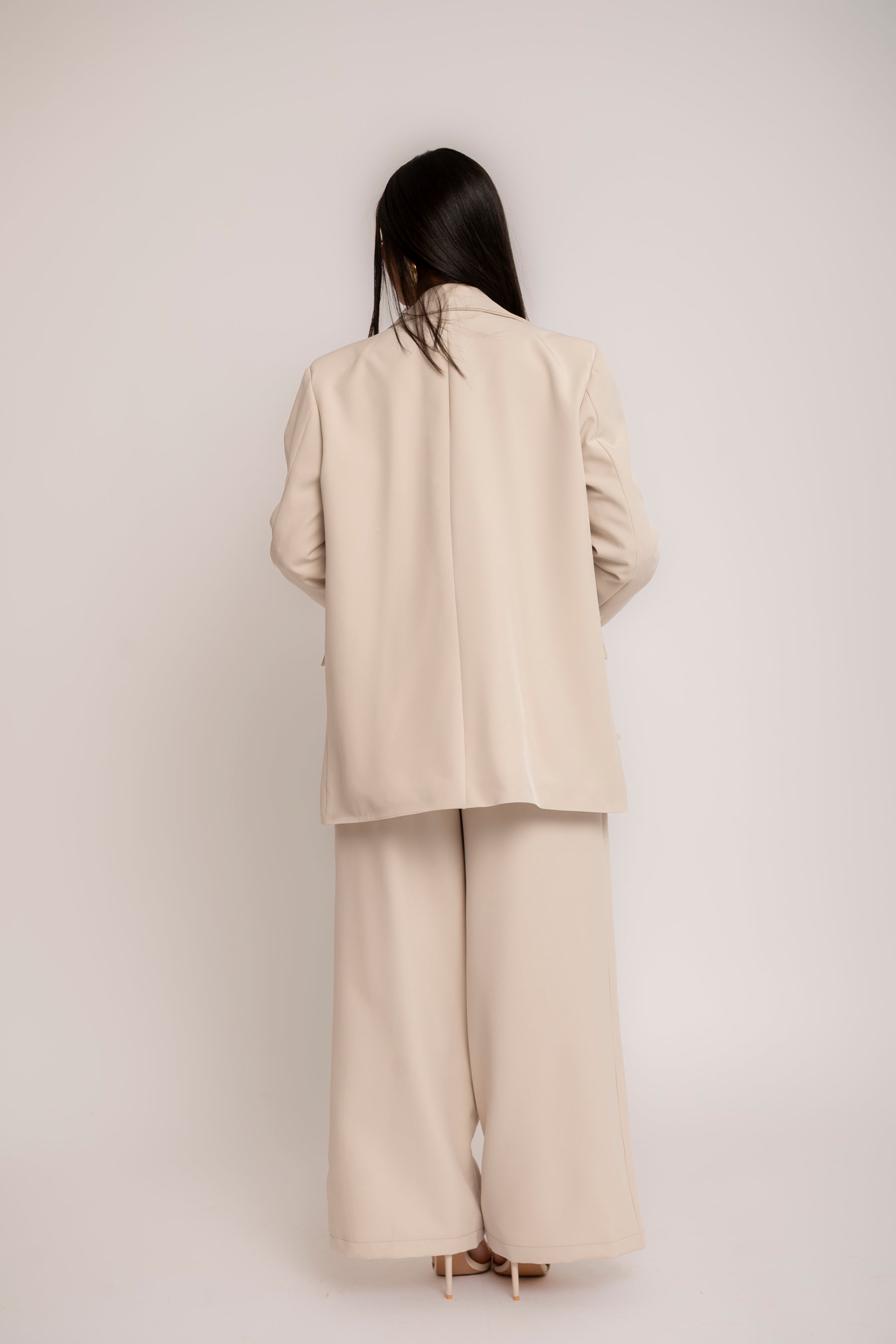 Tailleur doppiopetto beige