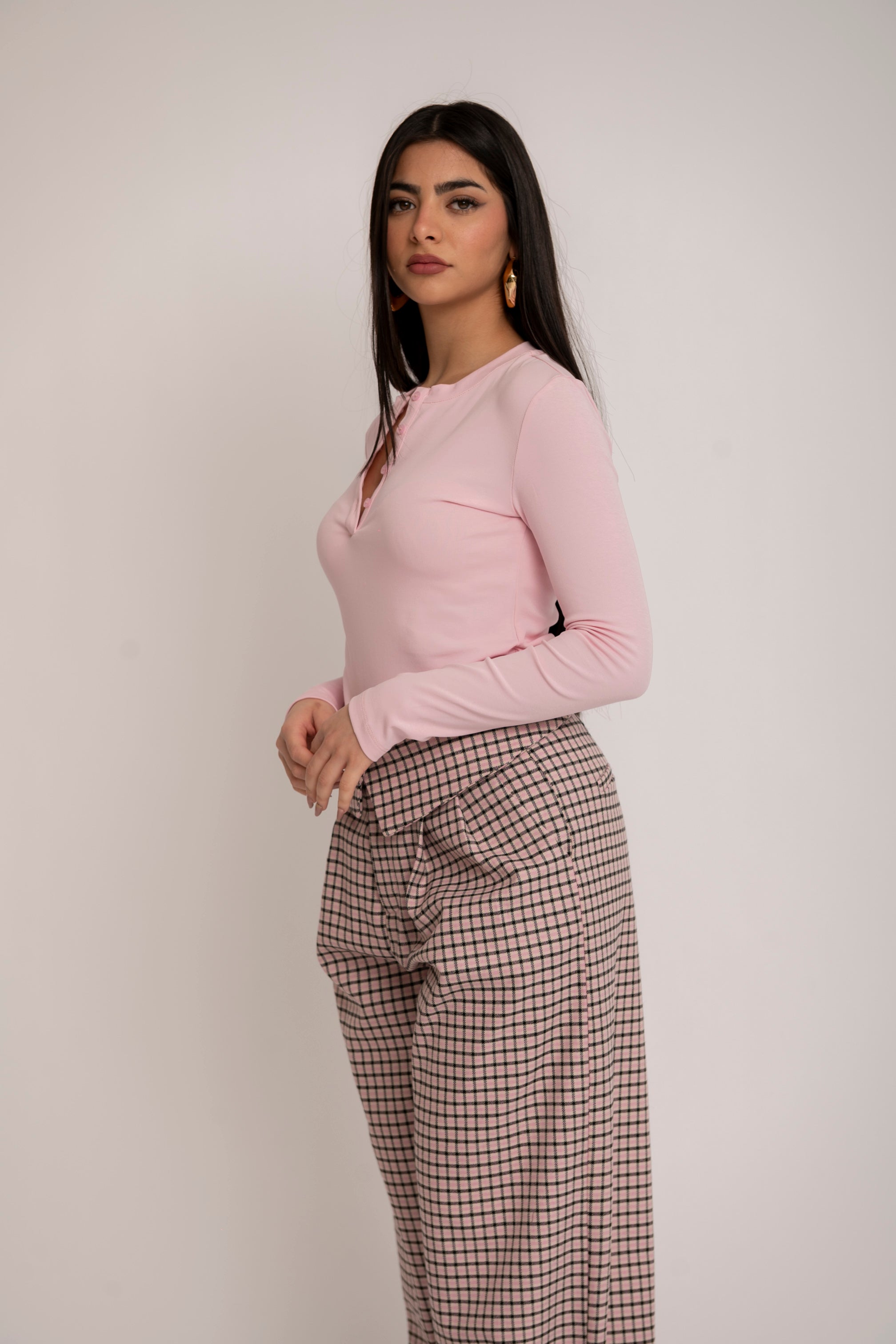Maglia con bottoncini in cotone by Lumina