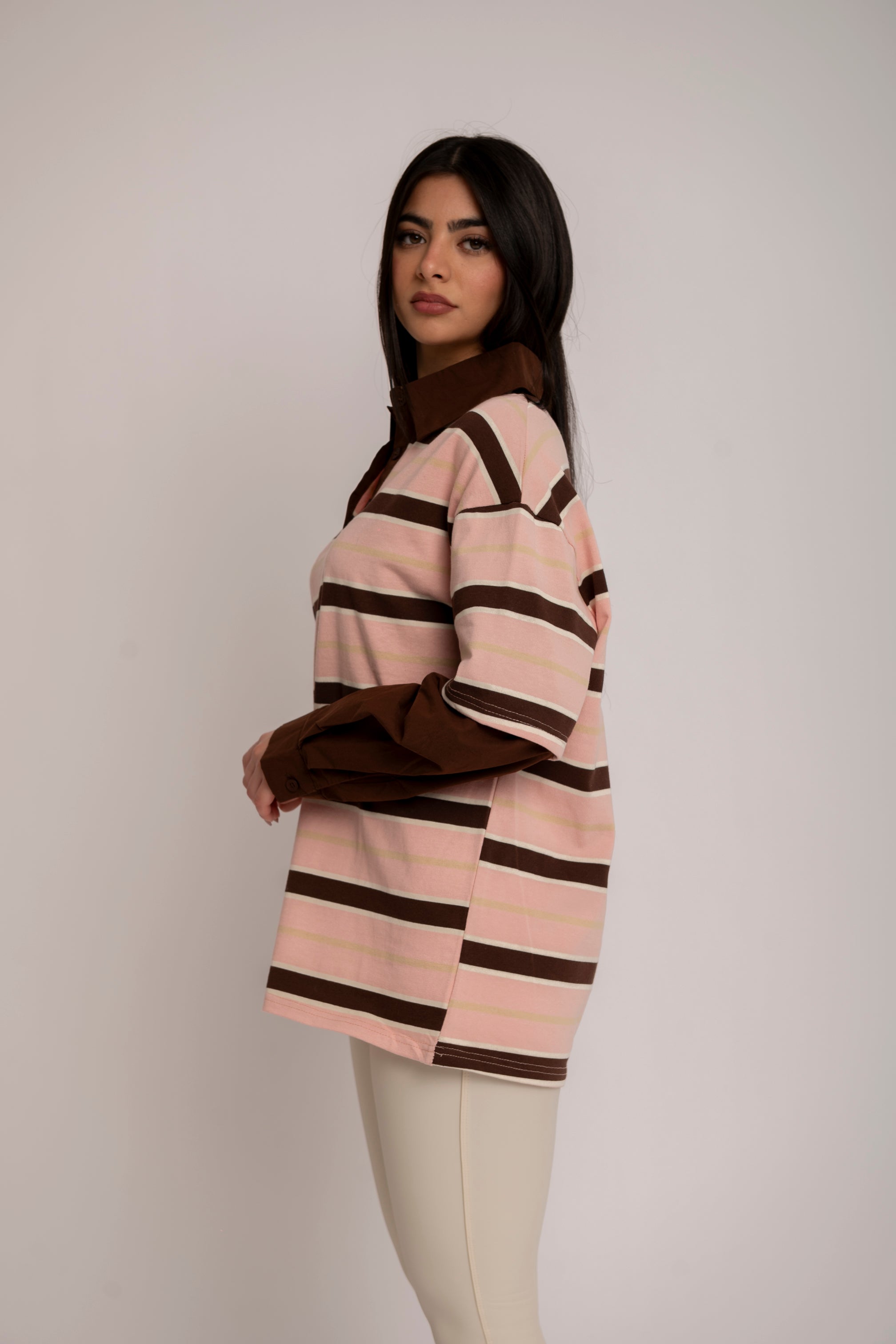 Polo con manica camicia