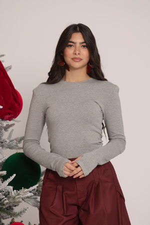 Maglia basic con spalline