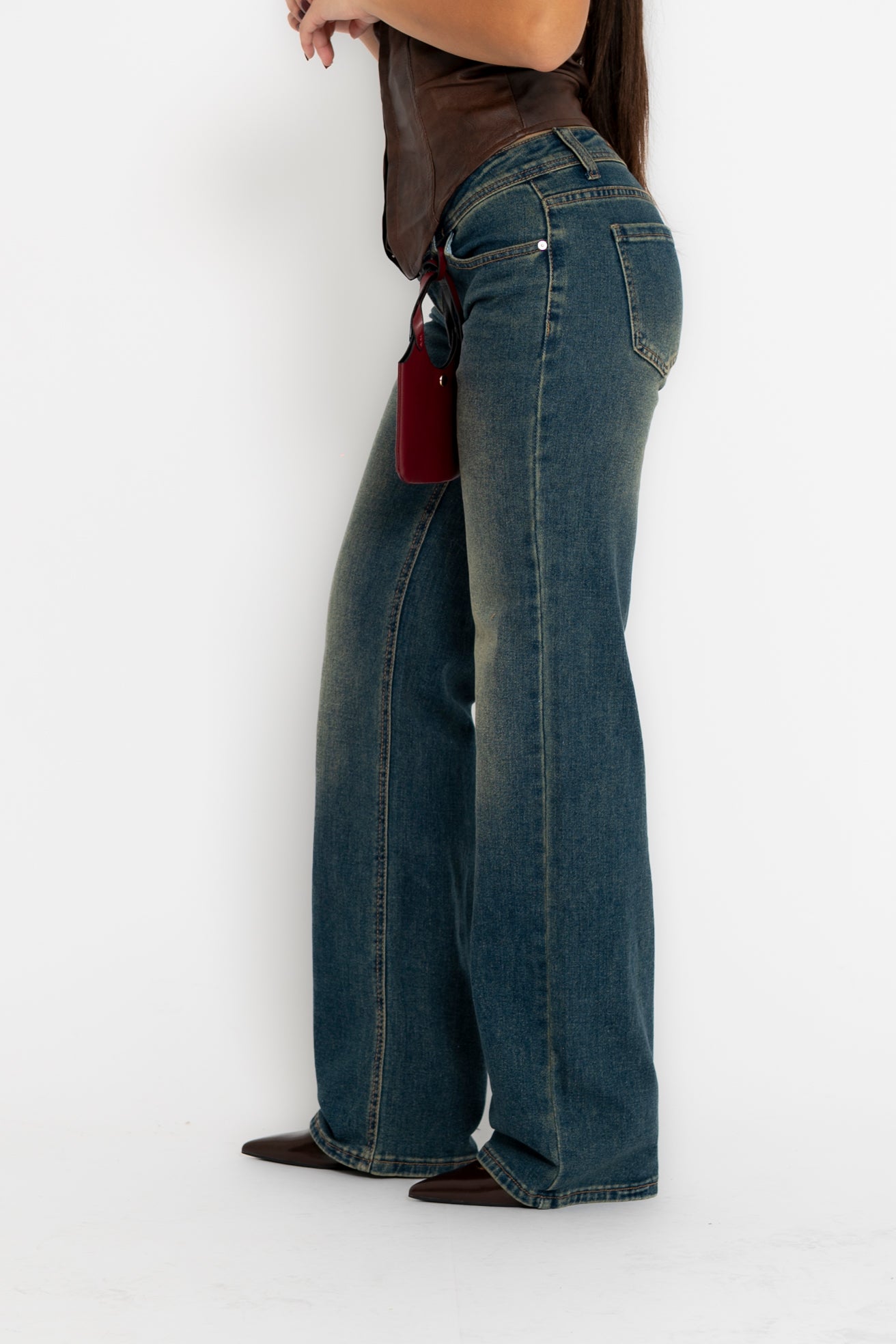 Jeans vintage vita bassa