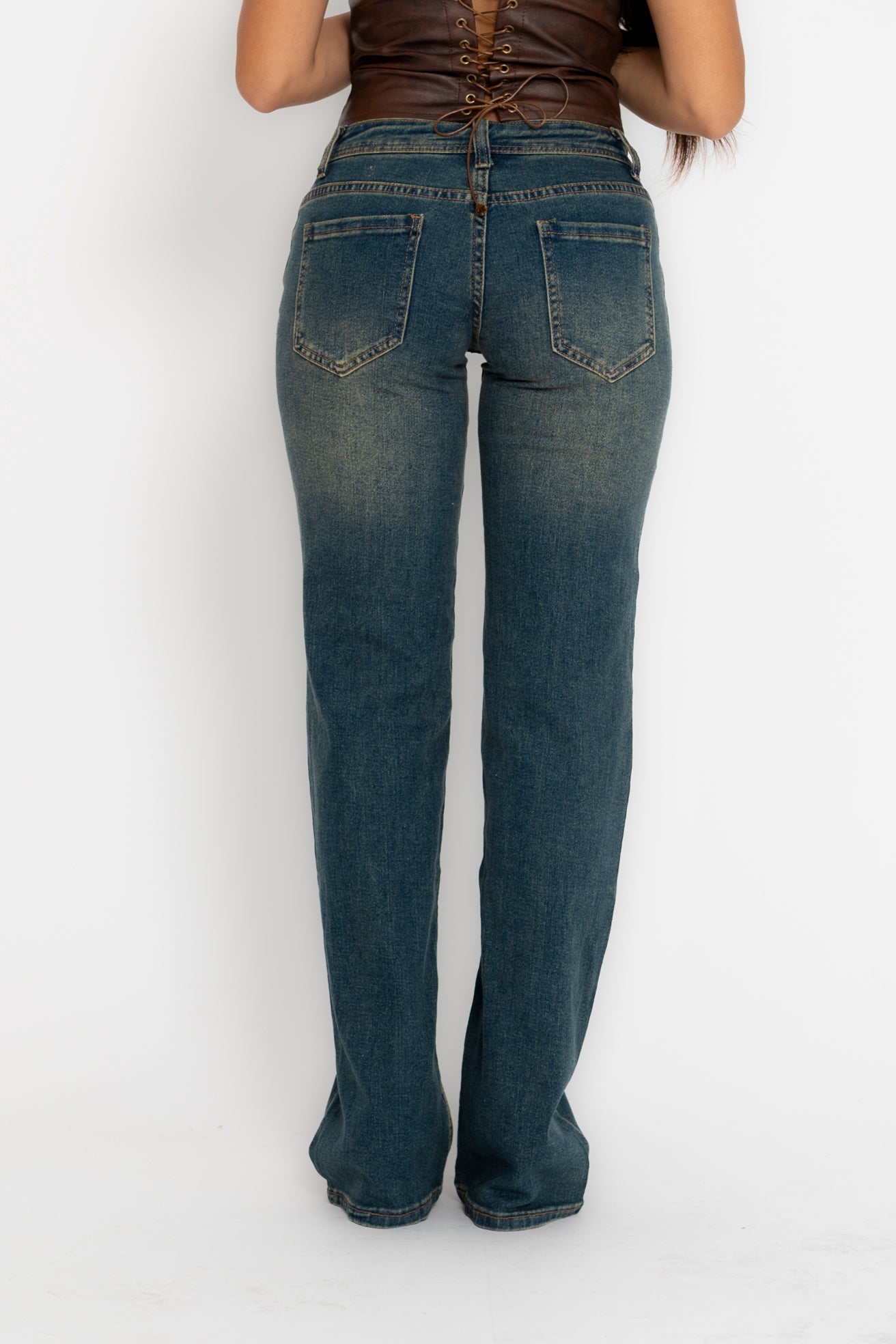 Jeans vintage vita bassa