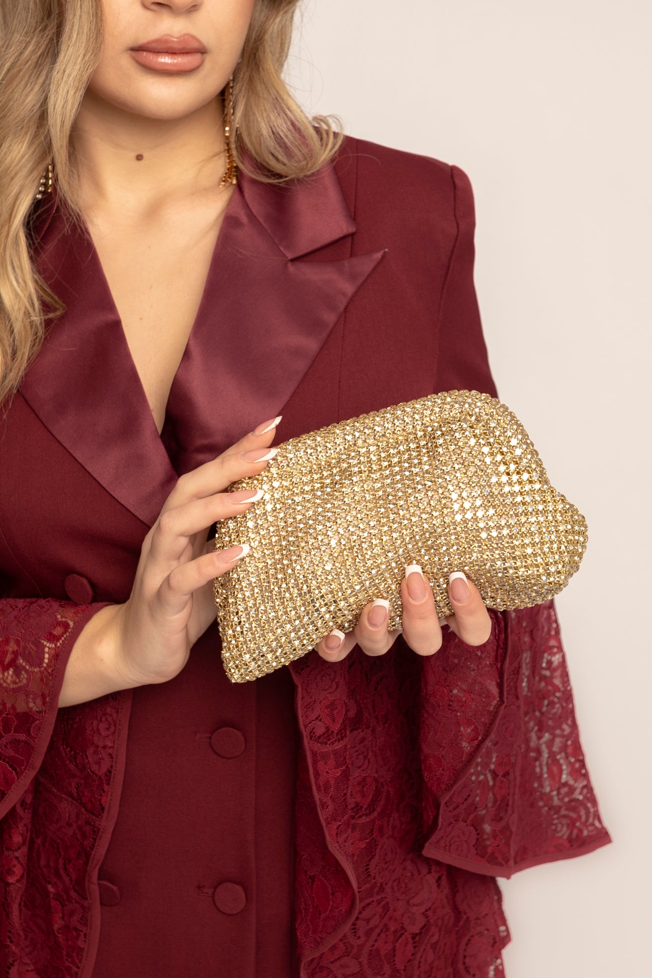 Pochette strass