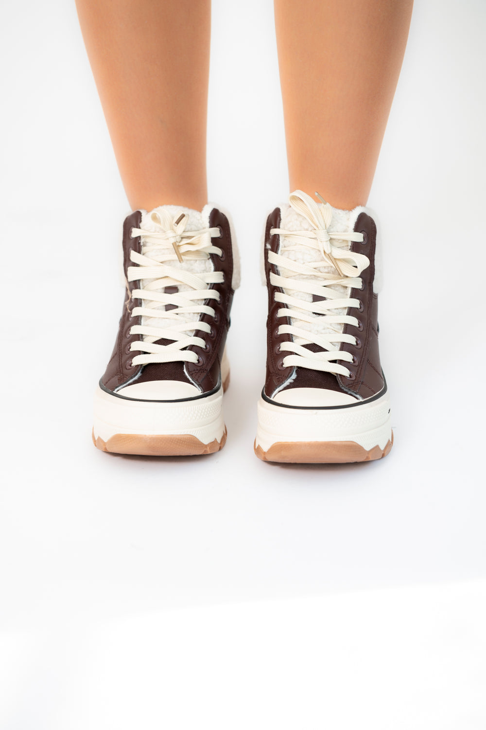 Sneakers con pelliccia