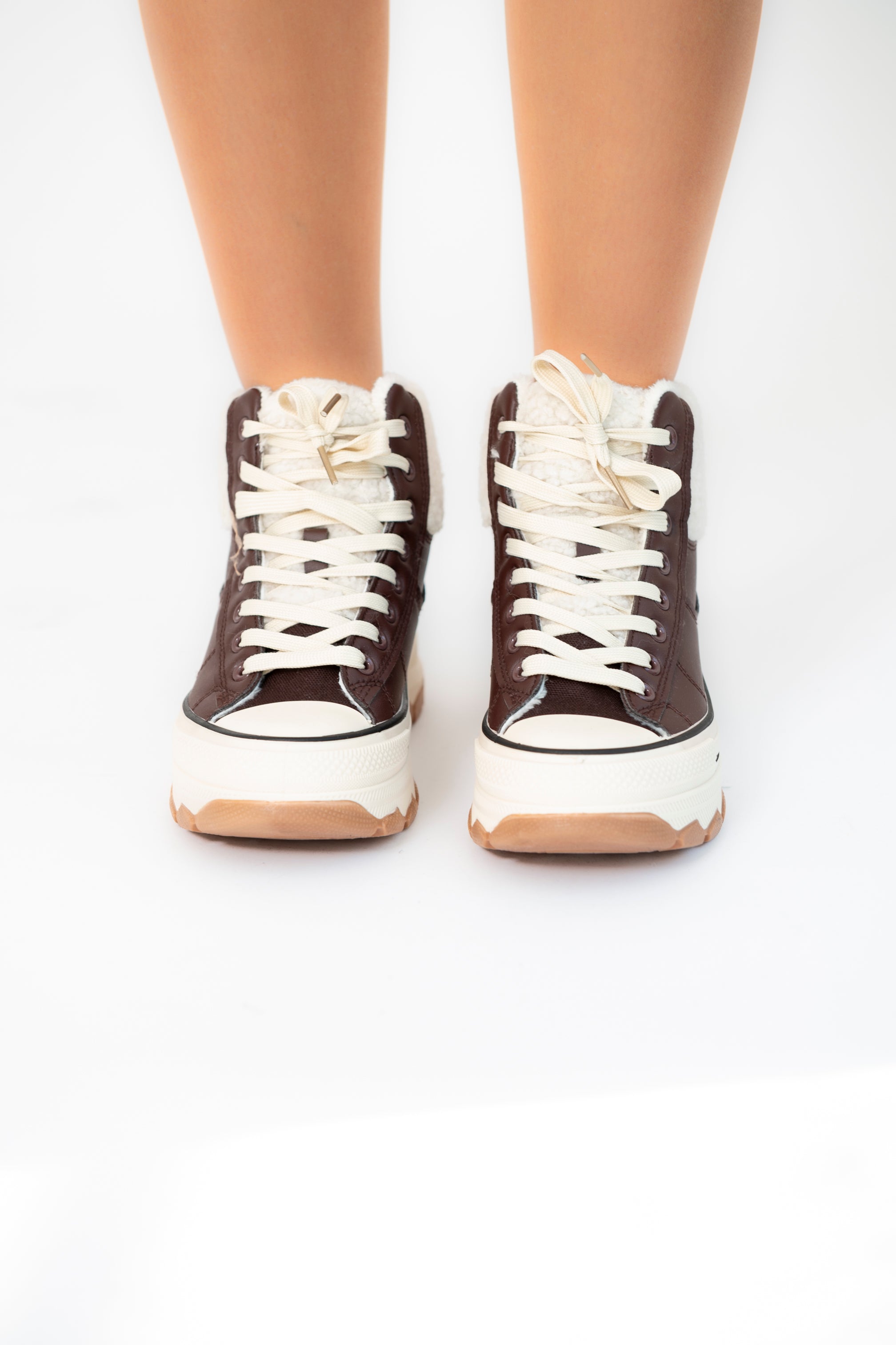 Sneakers con pelliccia