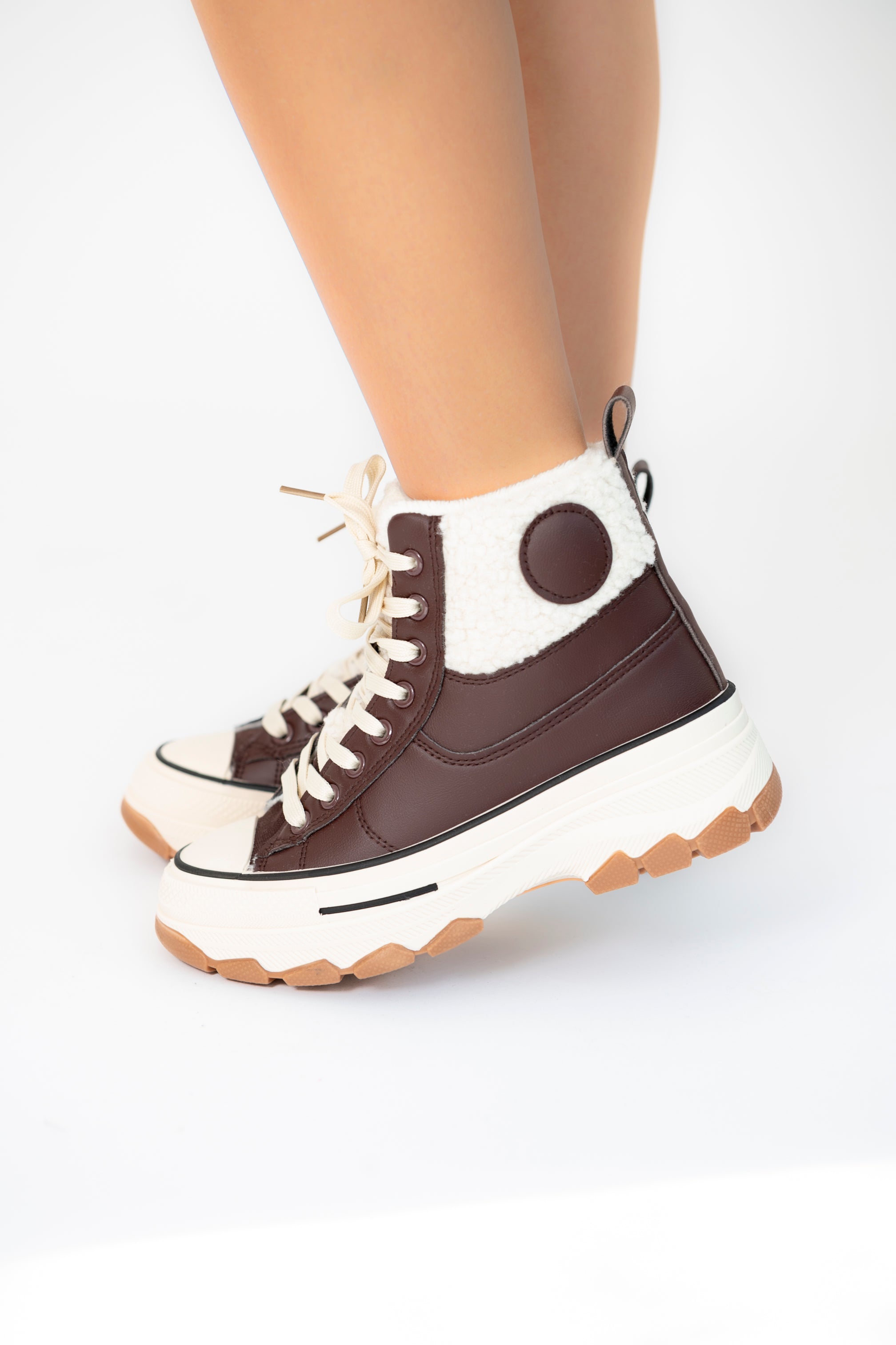 Sneakers con pelliccia