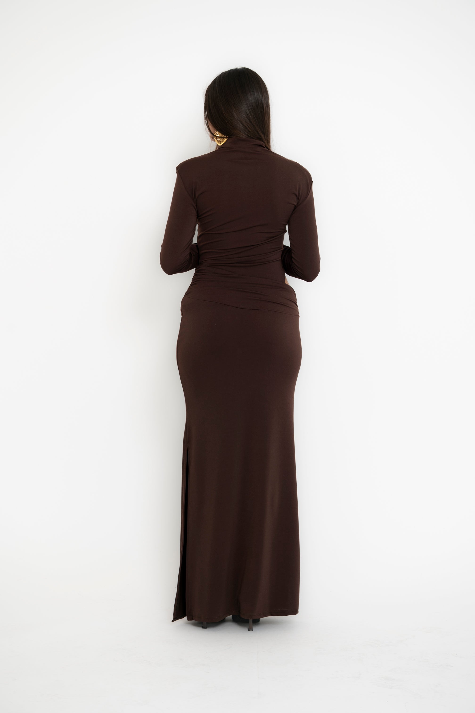 Abito con spacco laterale