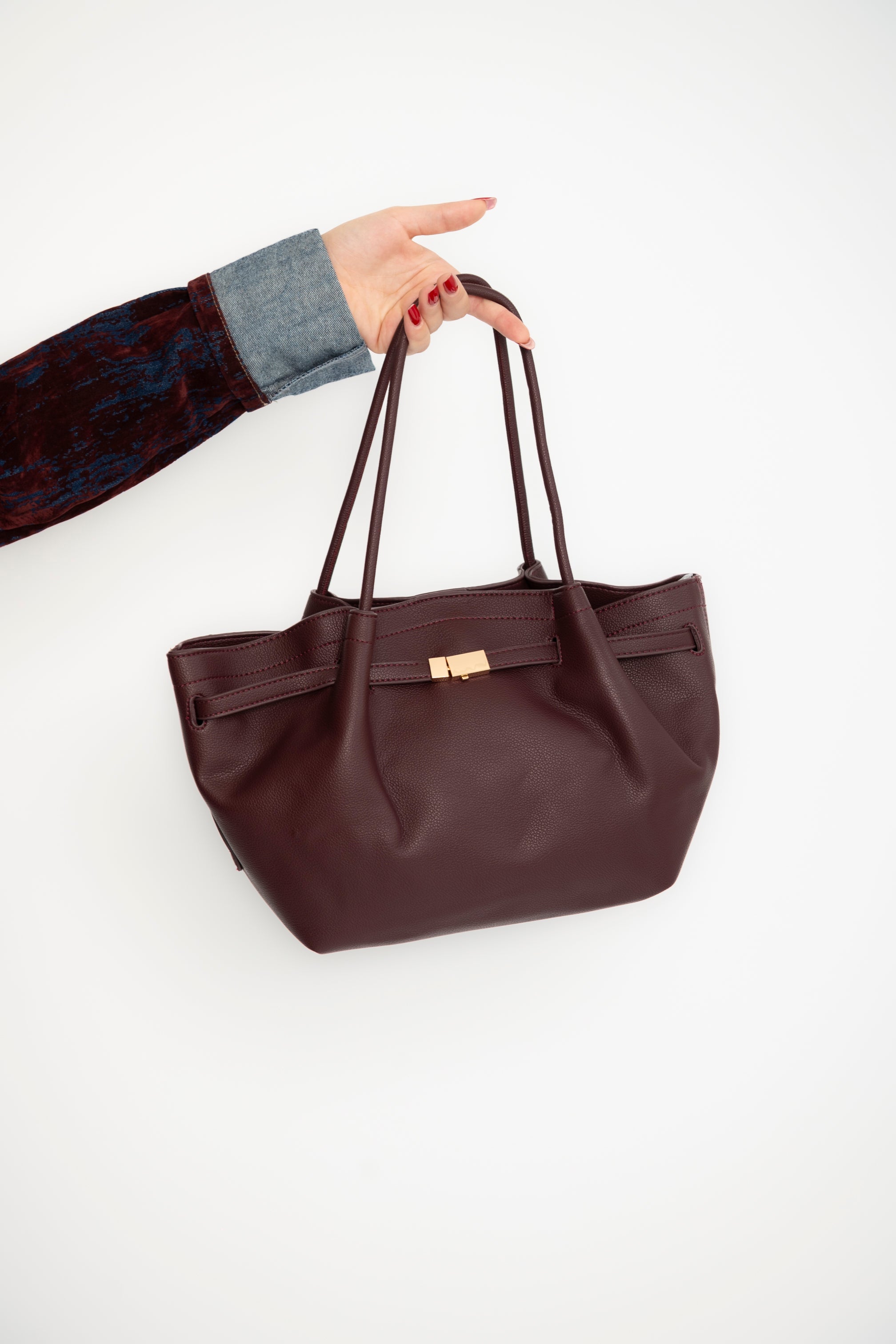 Borsa a spalla ecopelle