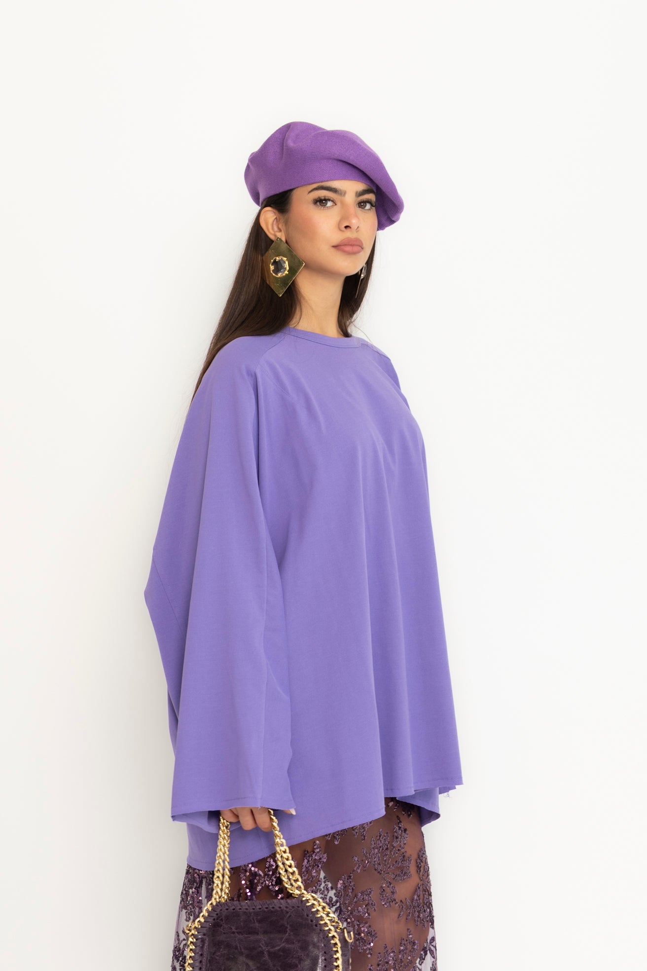 Maglia oversize manica lunga