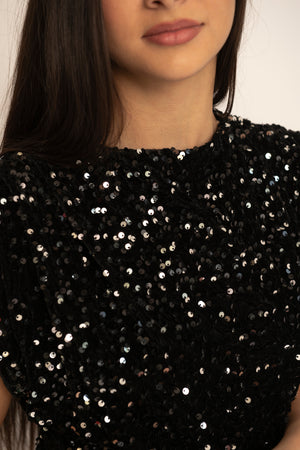 Abitino paillettes con spalline