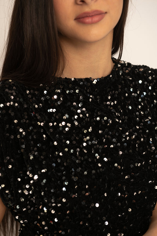 Abitino paillettes con spalline