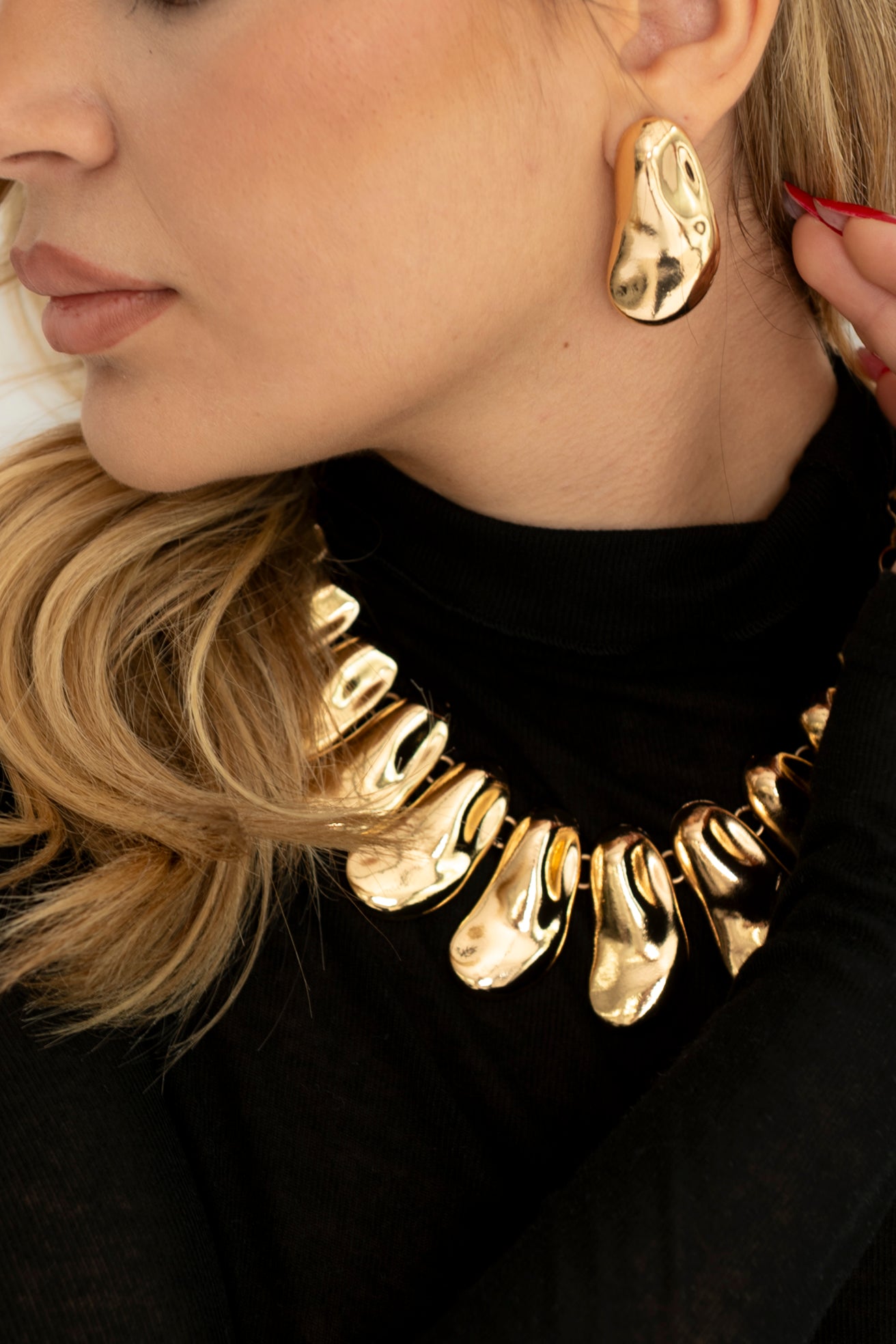 Set collana e orecchini Gold