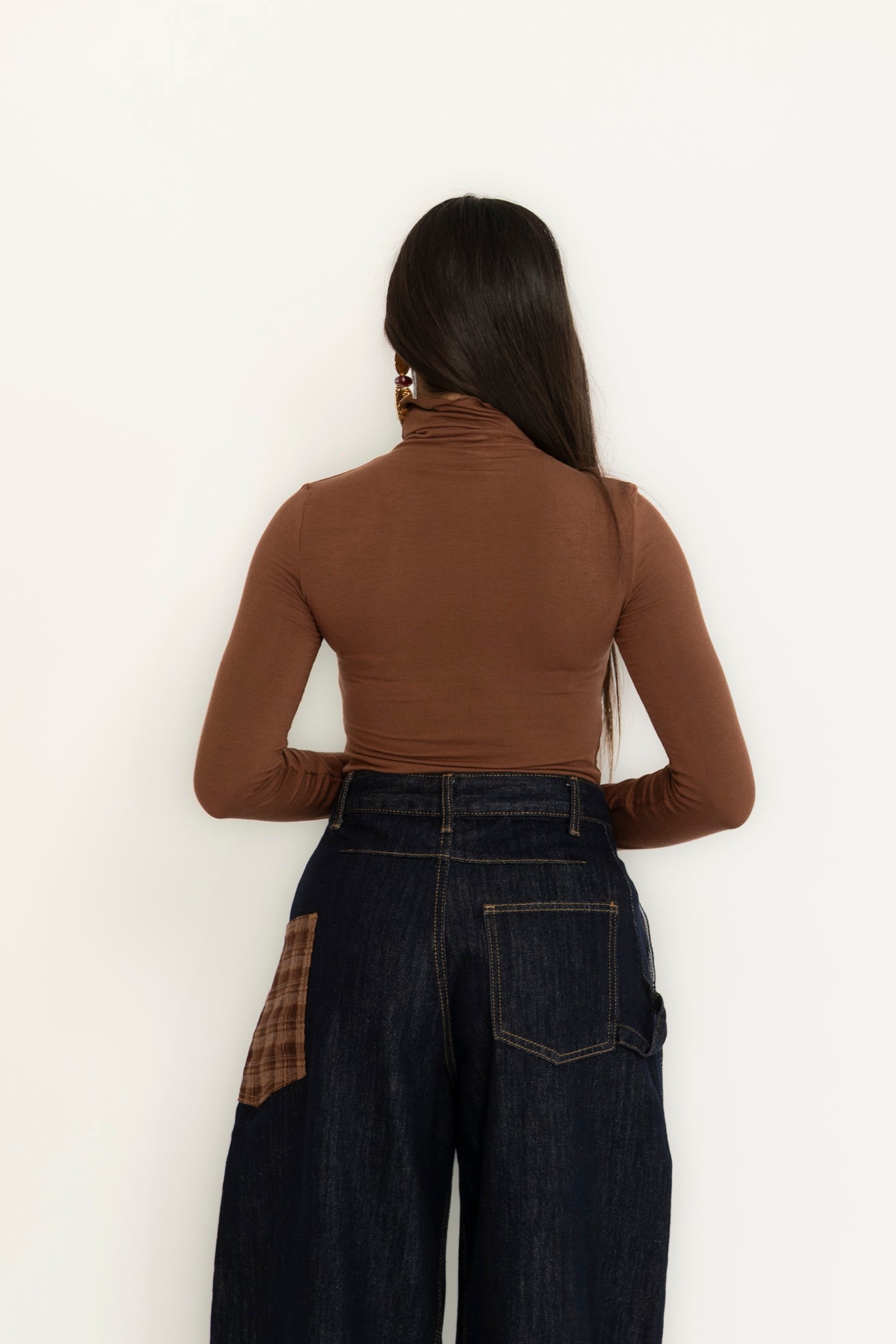 Maglia collo onda