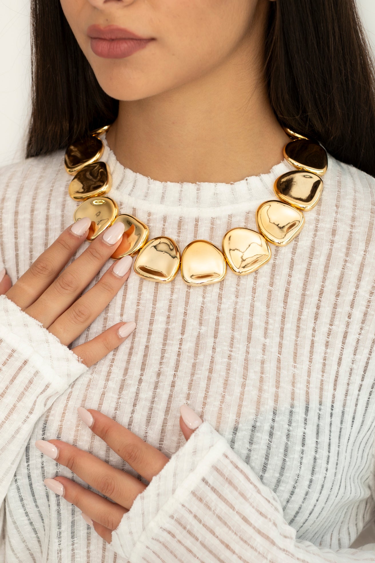 Collana pietre Gold