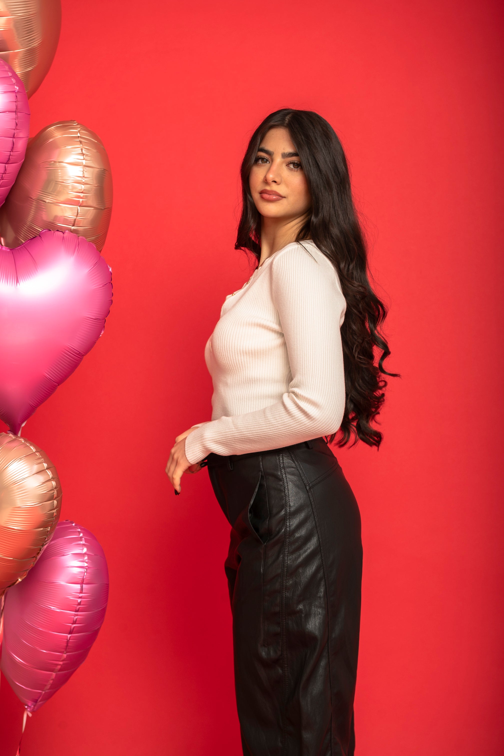 Maglia a costine white