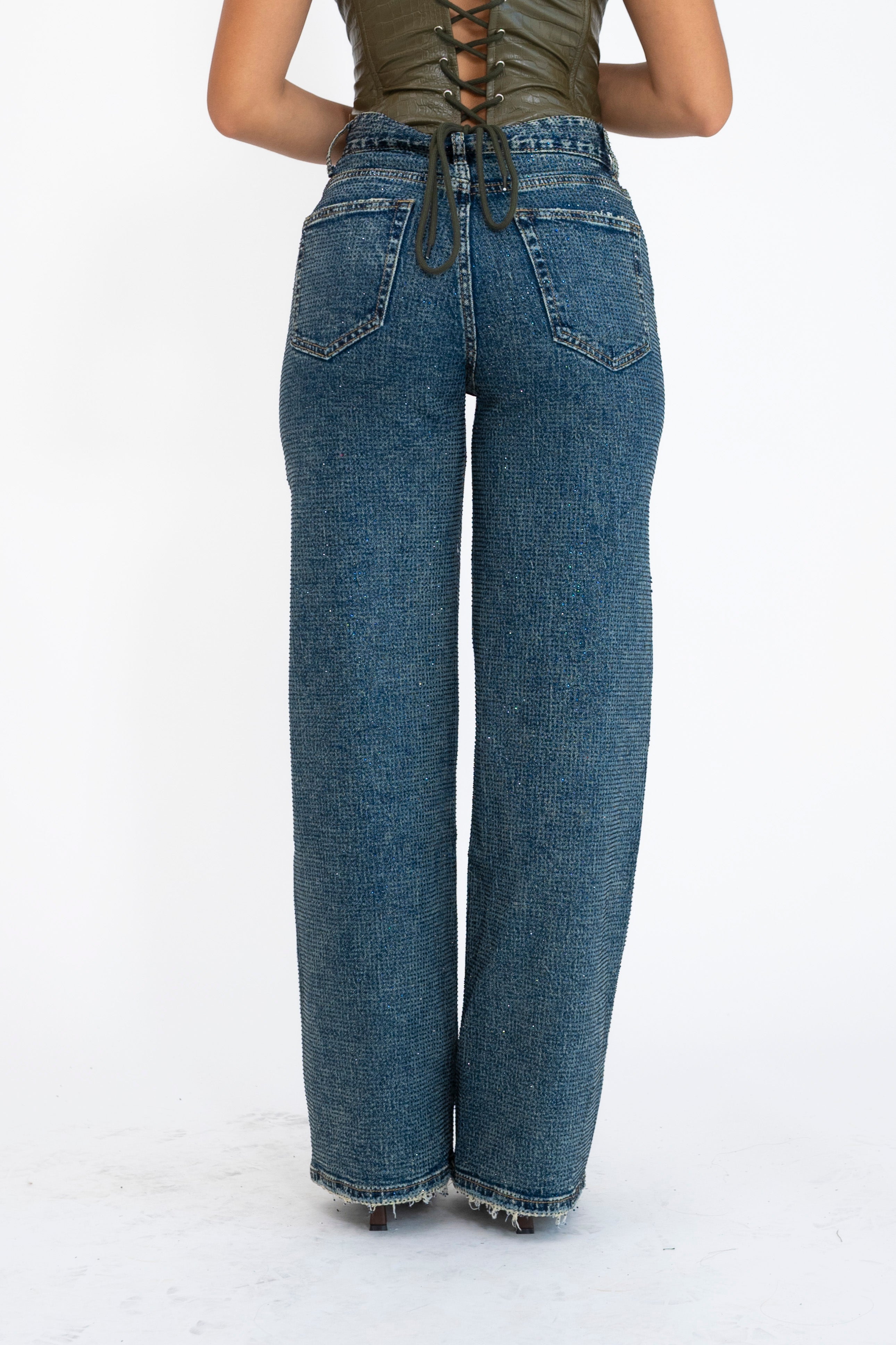 Jeans strass blue