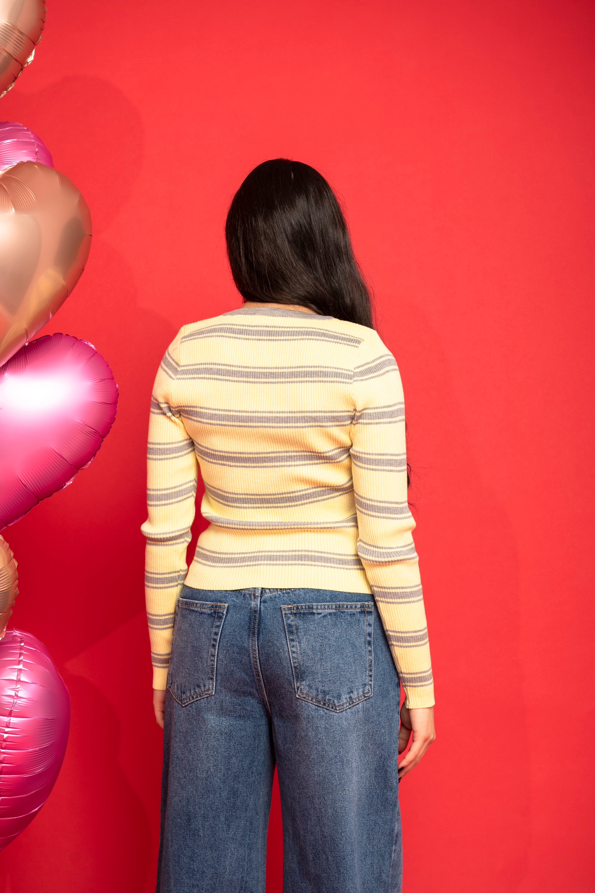 Maglia a costine rigato