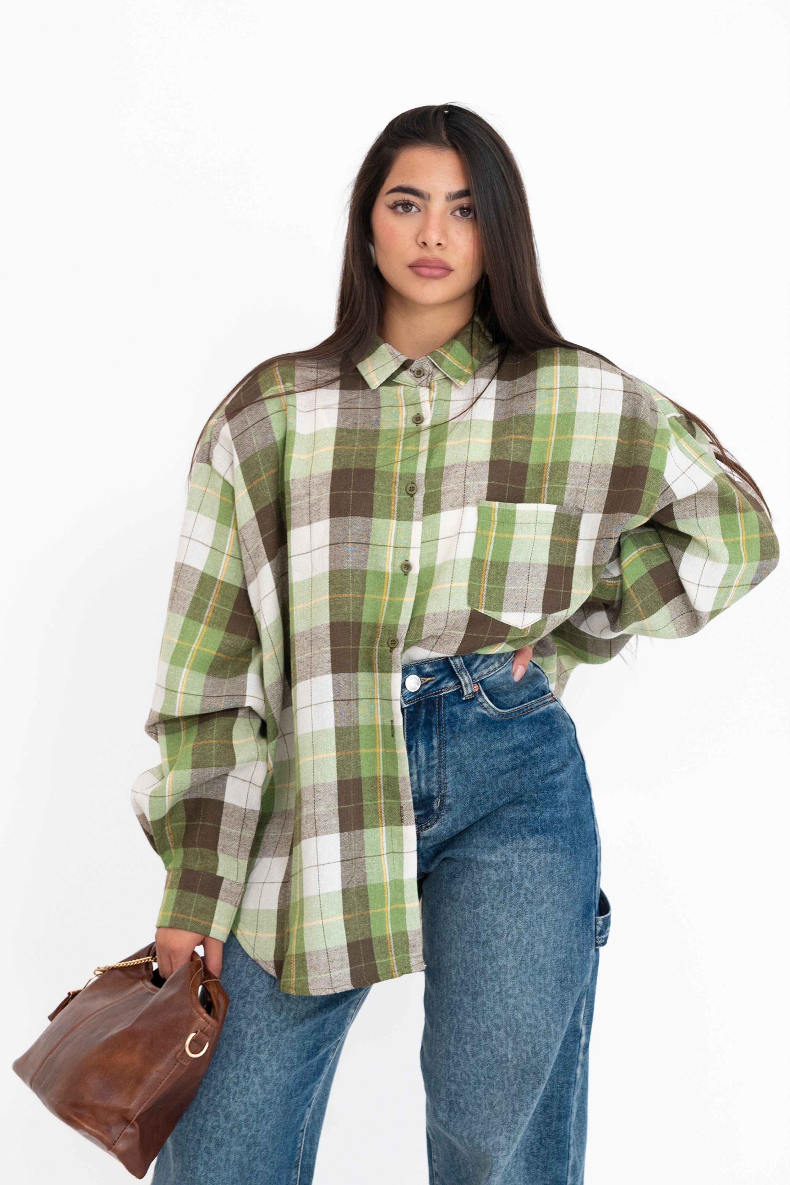 Camicia quadroni flanella