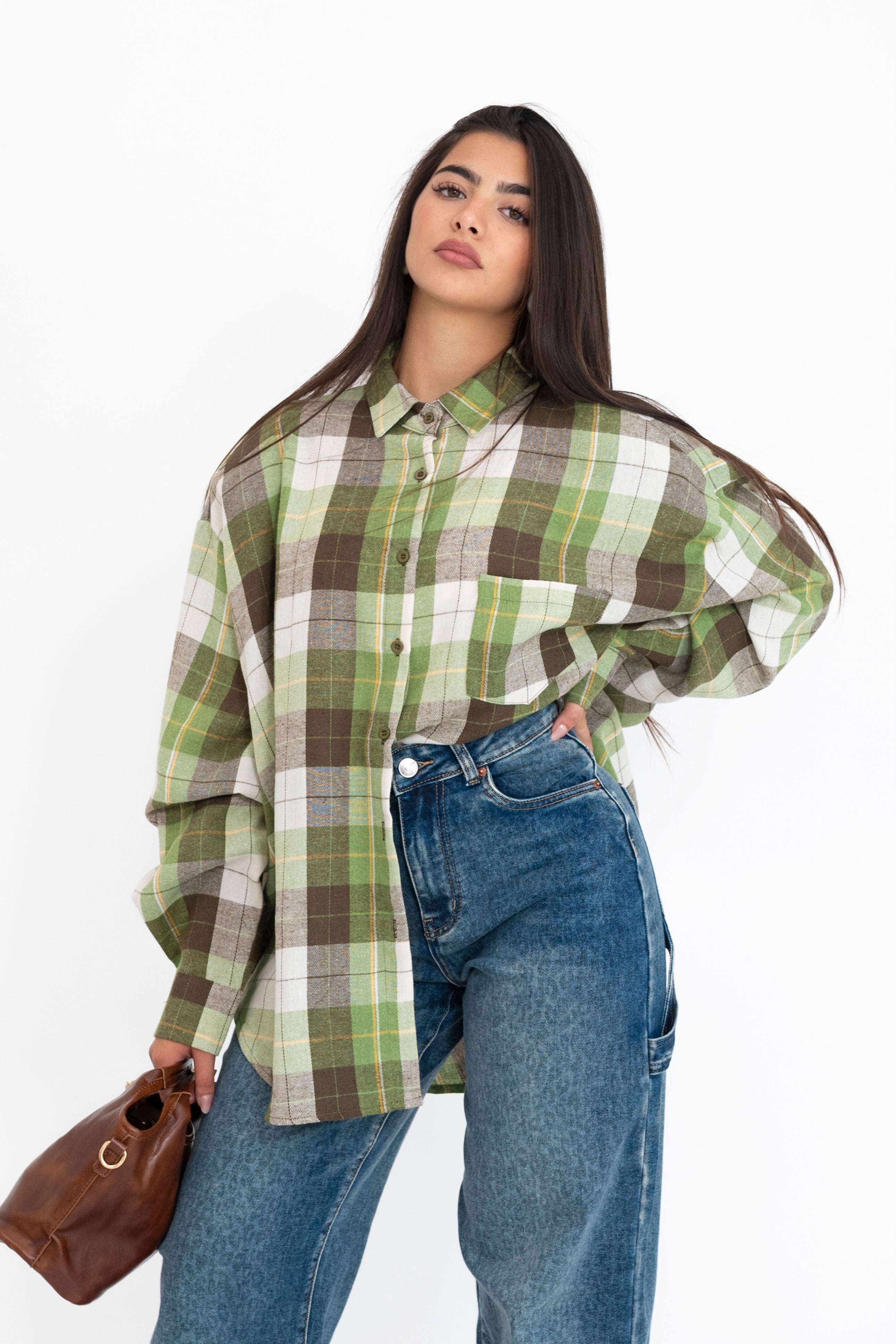 Camicia quadroni flanella