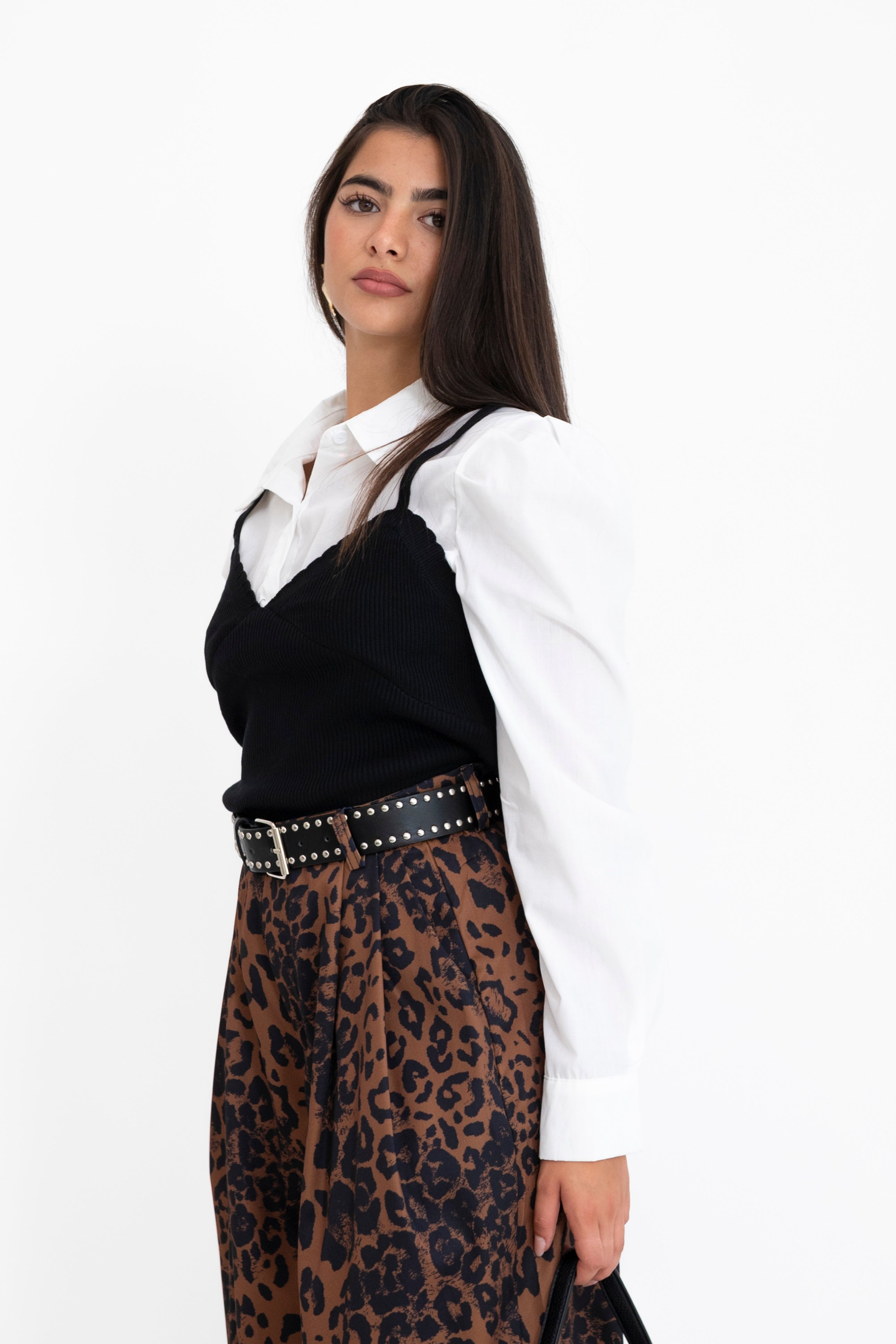 Camicia con top in filo