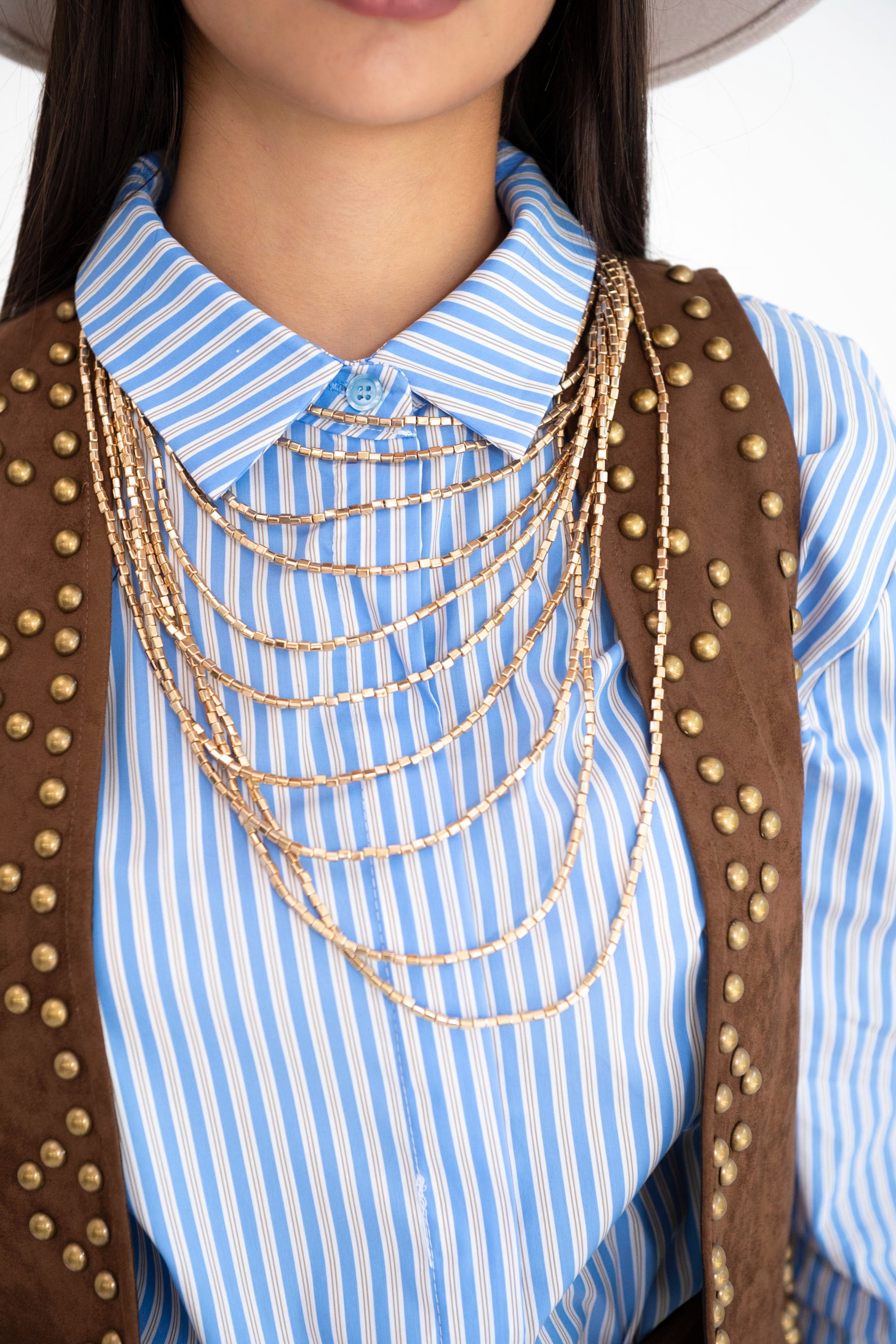 Collana mille perle gold