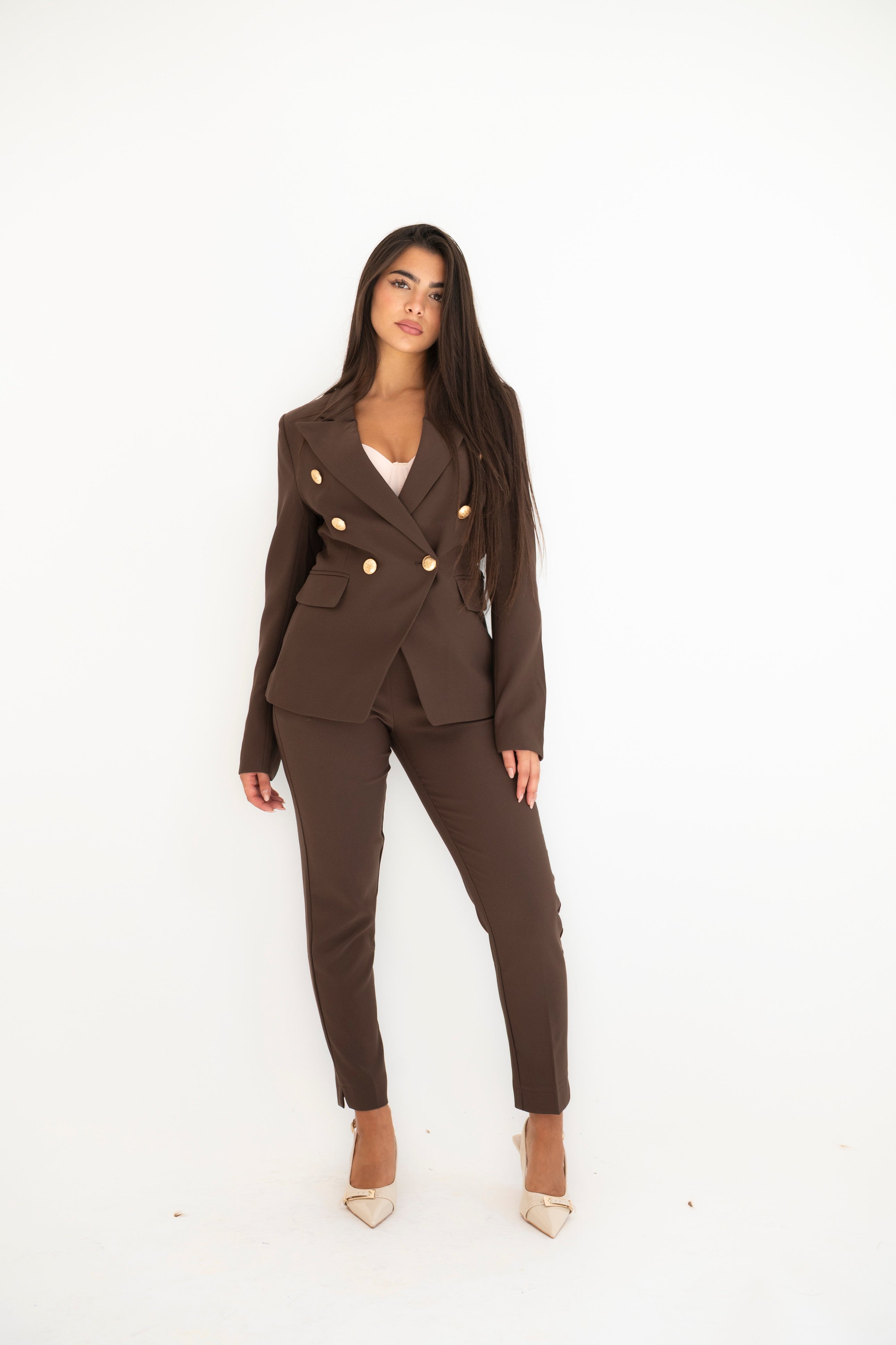 Tailleur bottoni gold