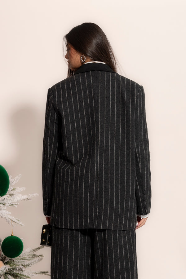 Tailleur doppiopetto rigato