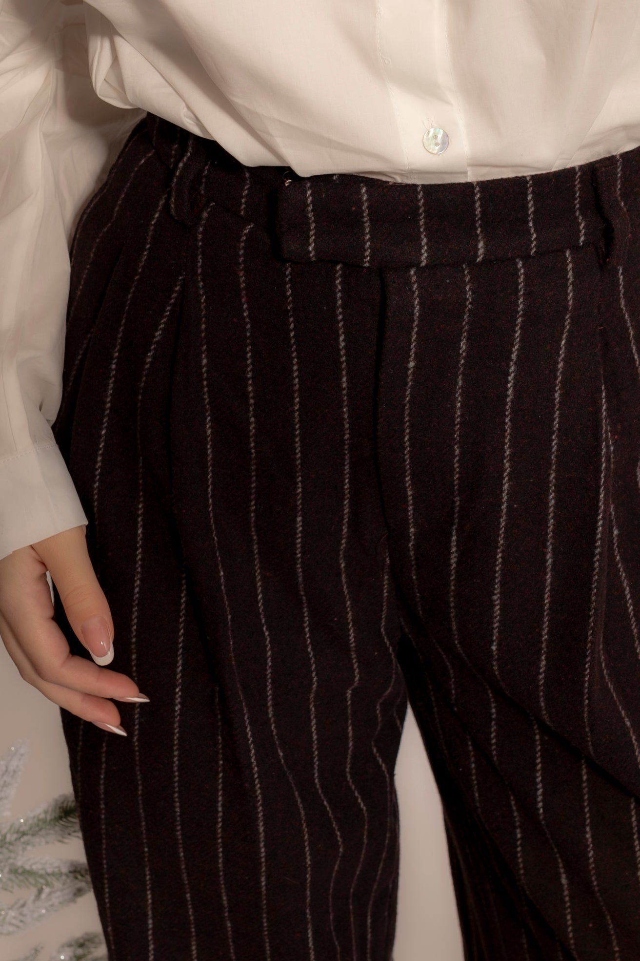 Tailleur doppiopetto rigato