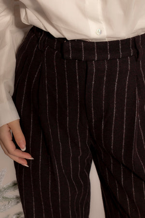 Tailleur doppiopetto rigato
