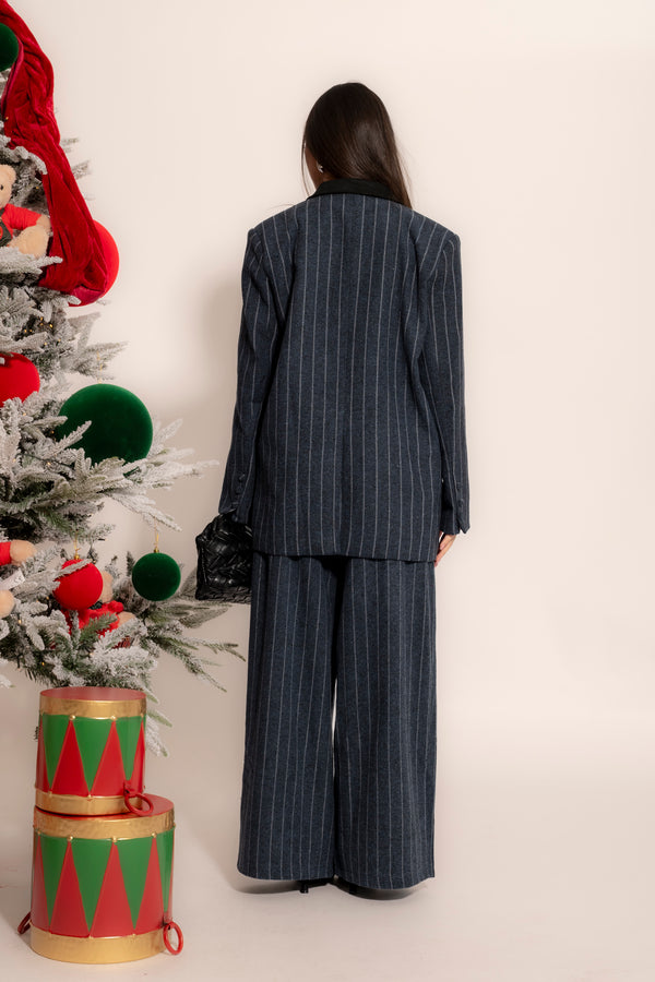 Tailleur doppiopetto rigato