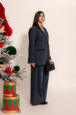 Tailleur doppiopetto rigato